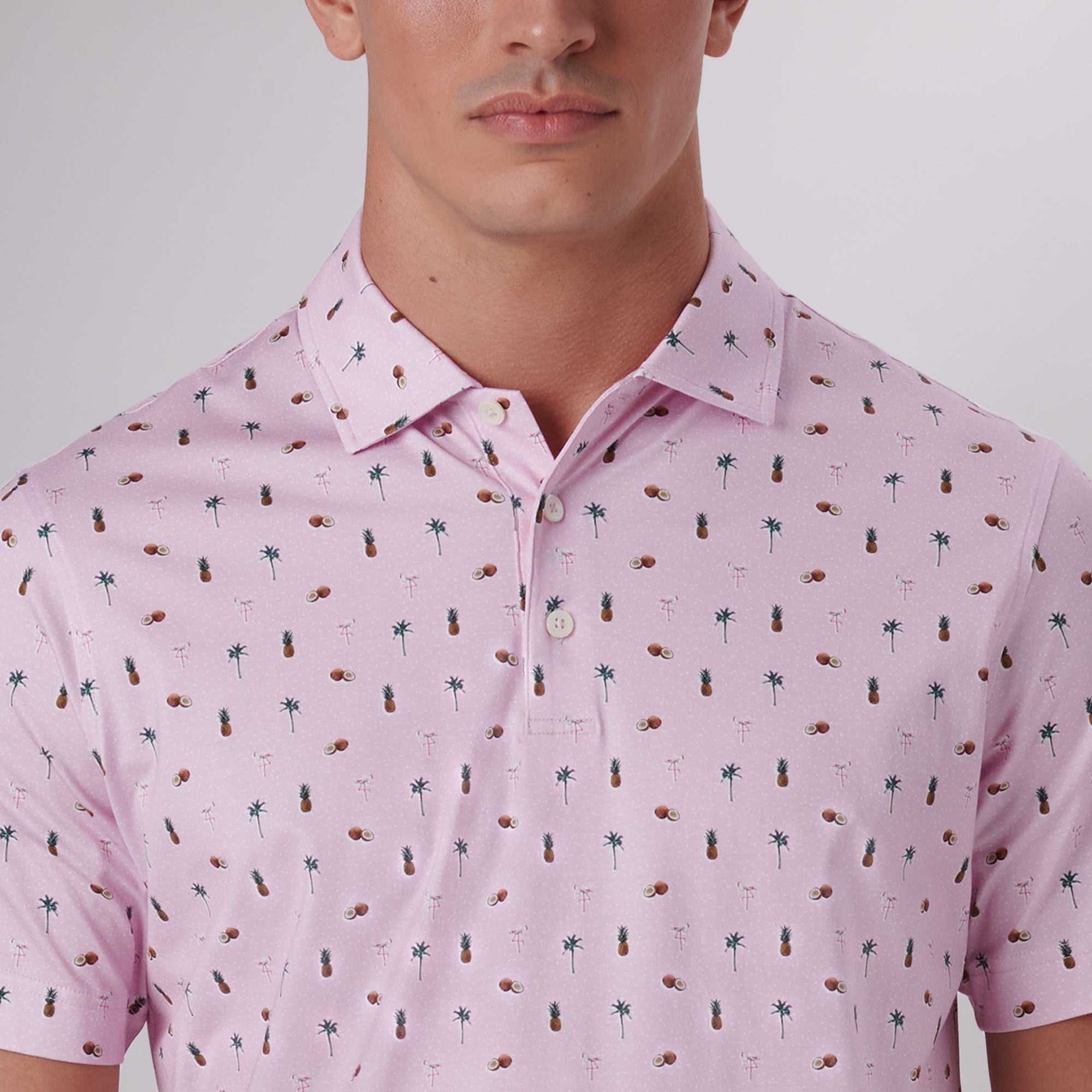 Victor Tropical Print OoohCotton Polo
