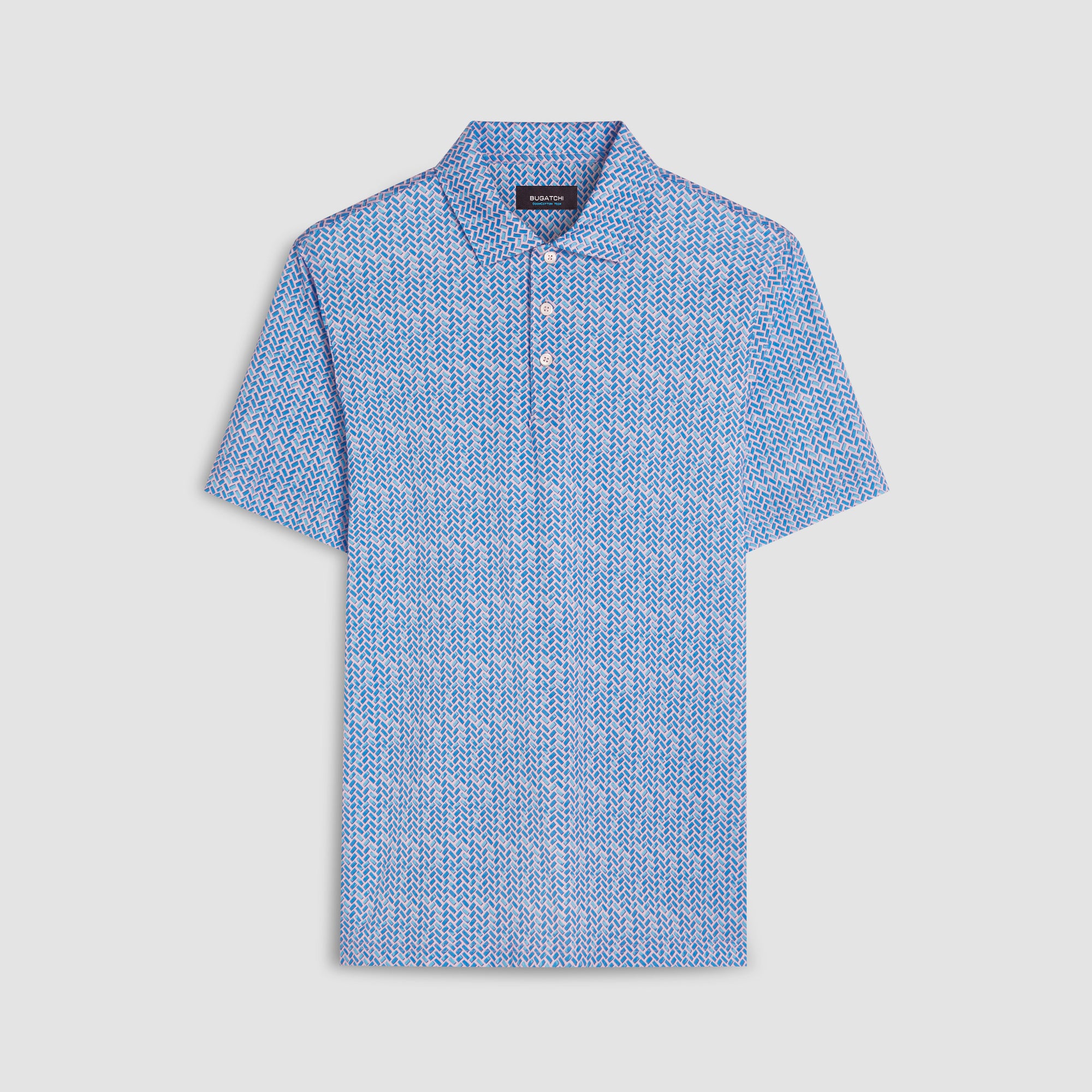 Victor Geometric Print OoohCotton Polo