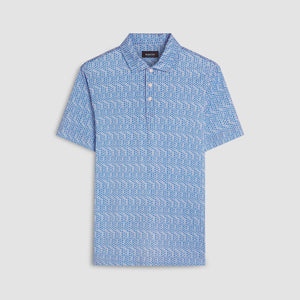 Victor Geometric Print OoohCotton Polo