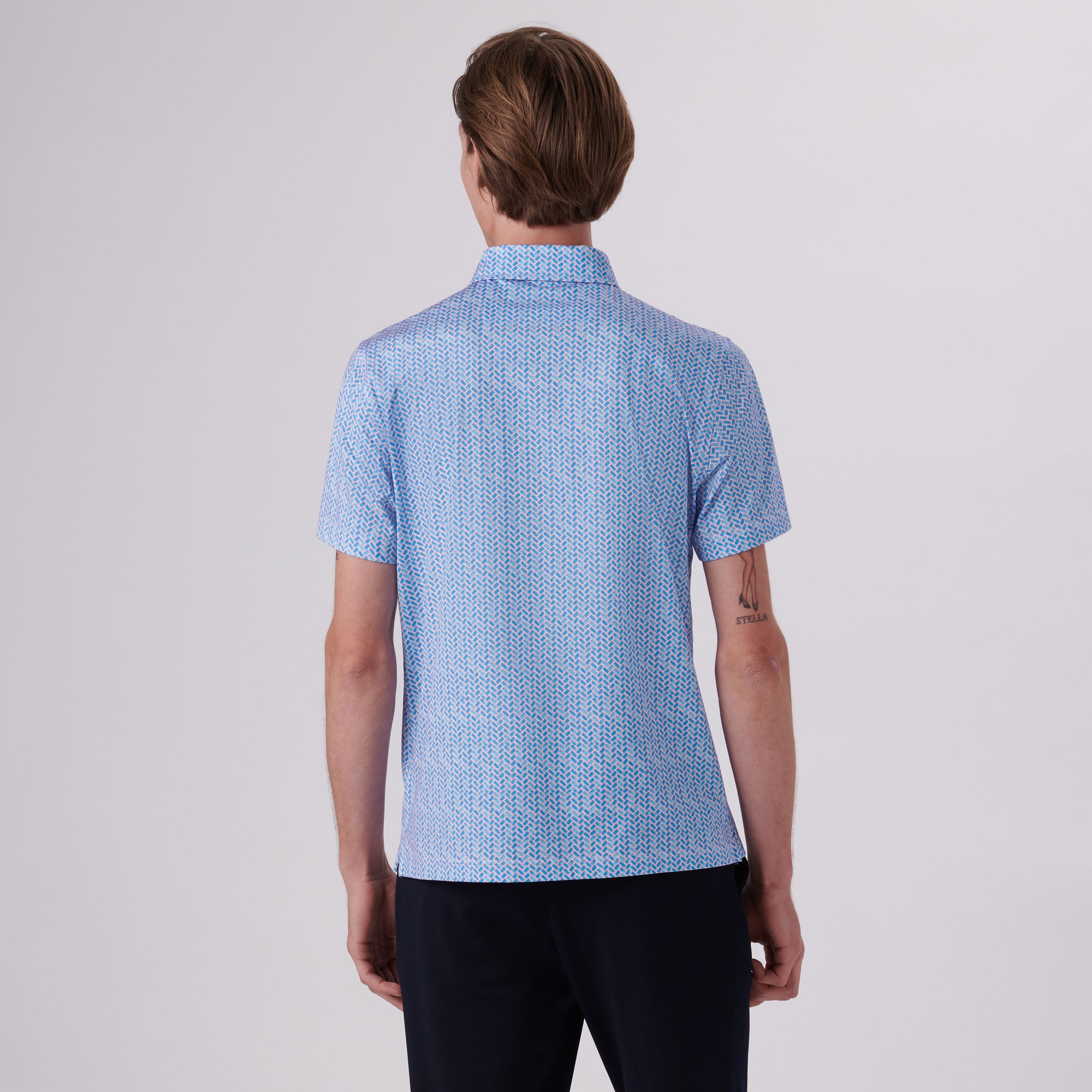 Victor Geometric Print OoohCotton Polo