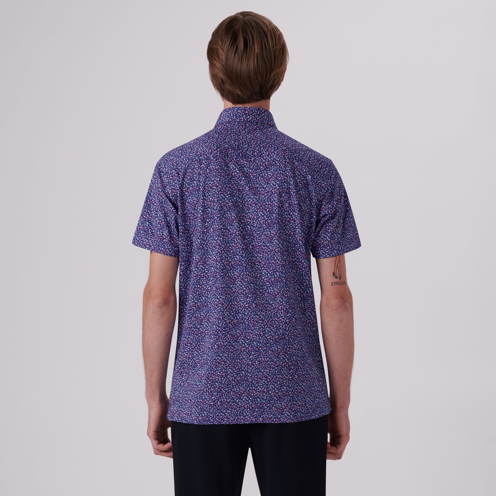 Milo Floral Print OoohCotton Short Sleeve Shirt