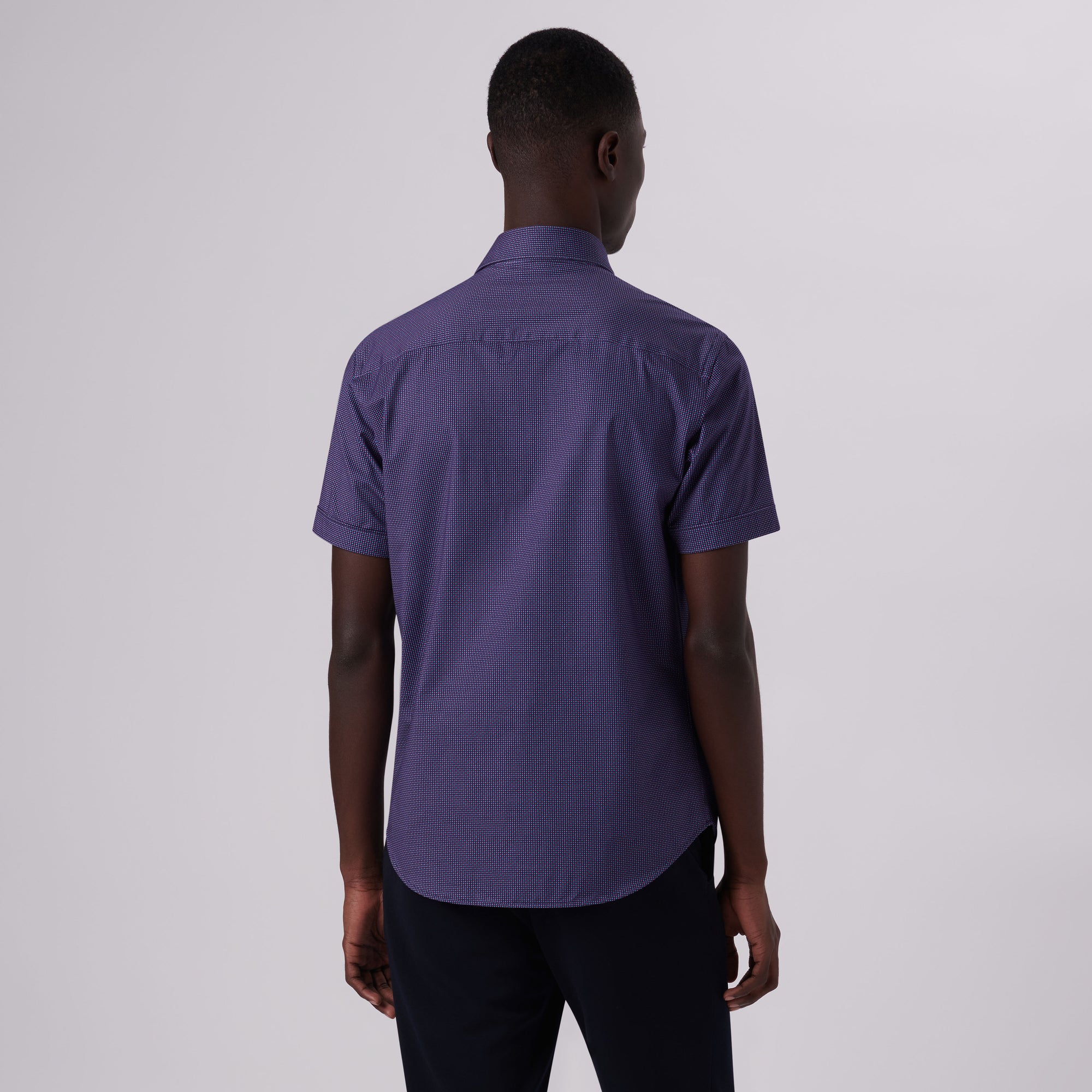 Miles Confetti Print OoohCotton Short Sleeve Shirt