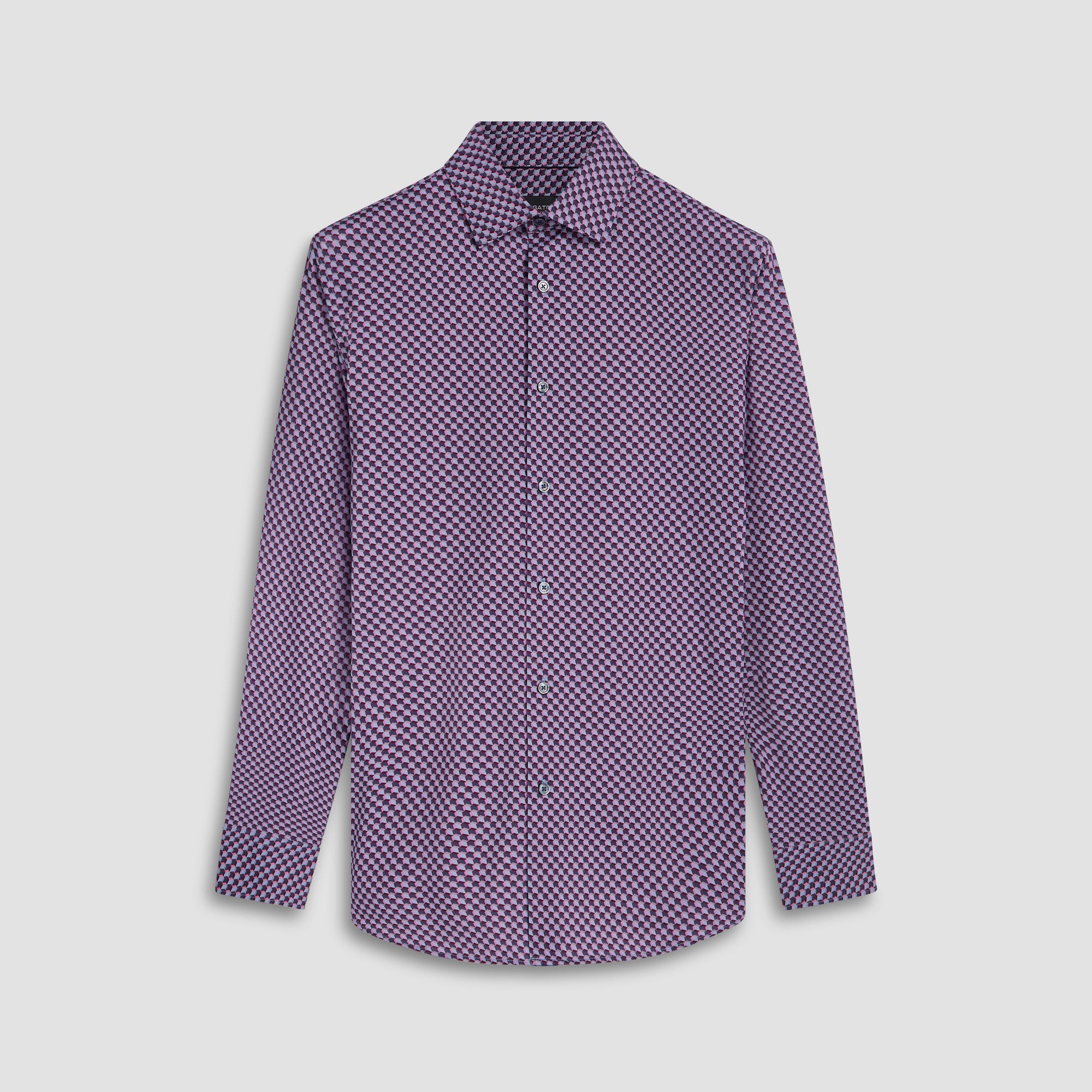 James Geometric Illusion Print OoohCotton Shirt
