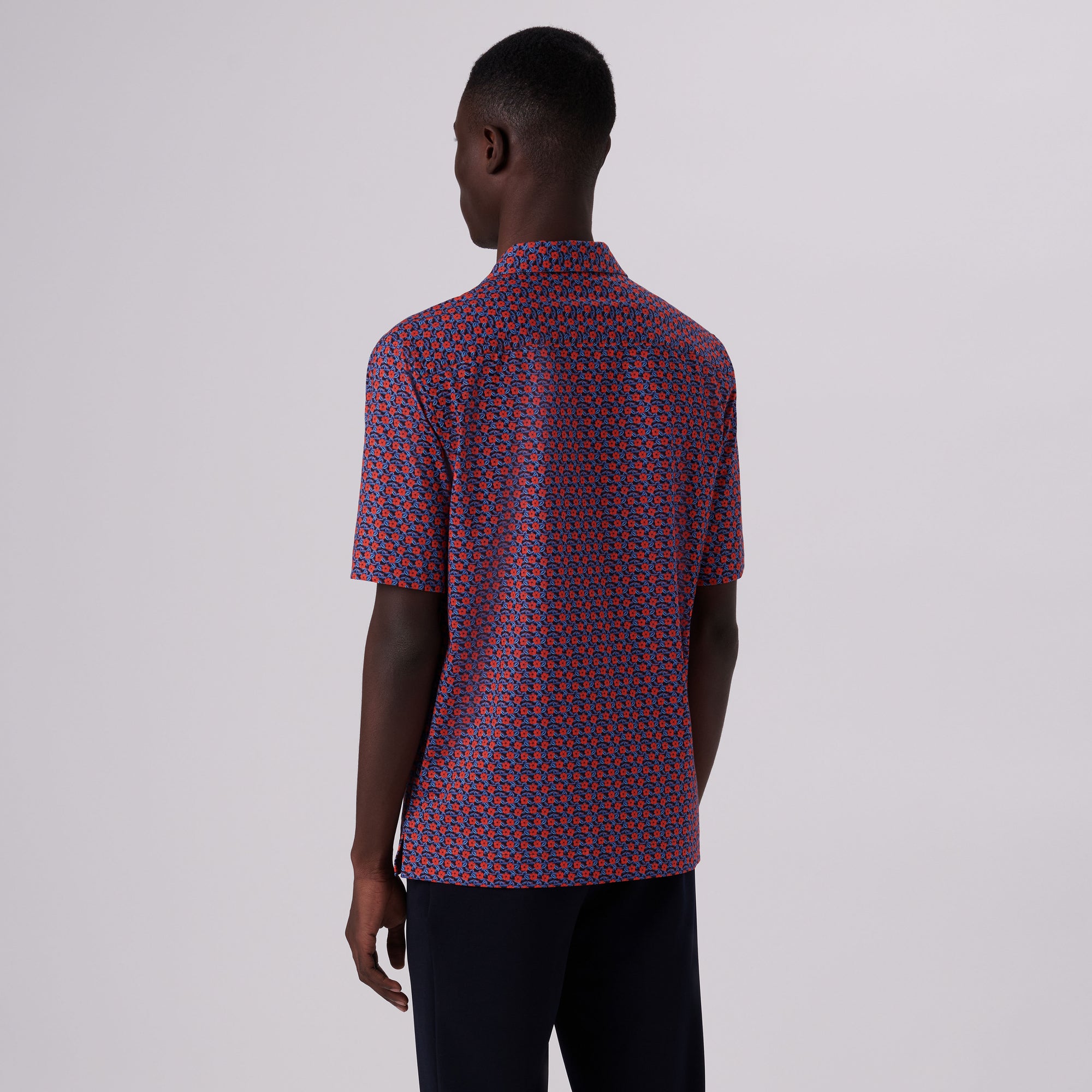 Cole Floral Print OoohCotton Camp Shirt