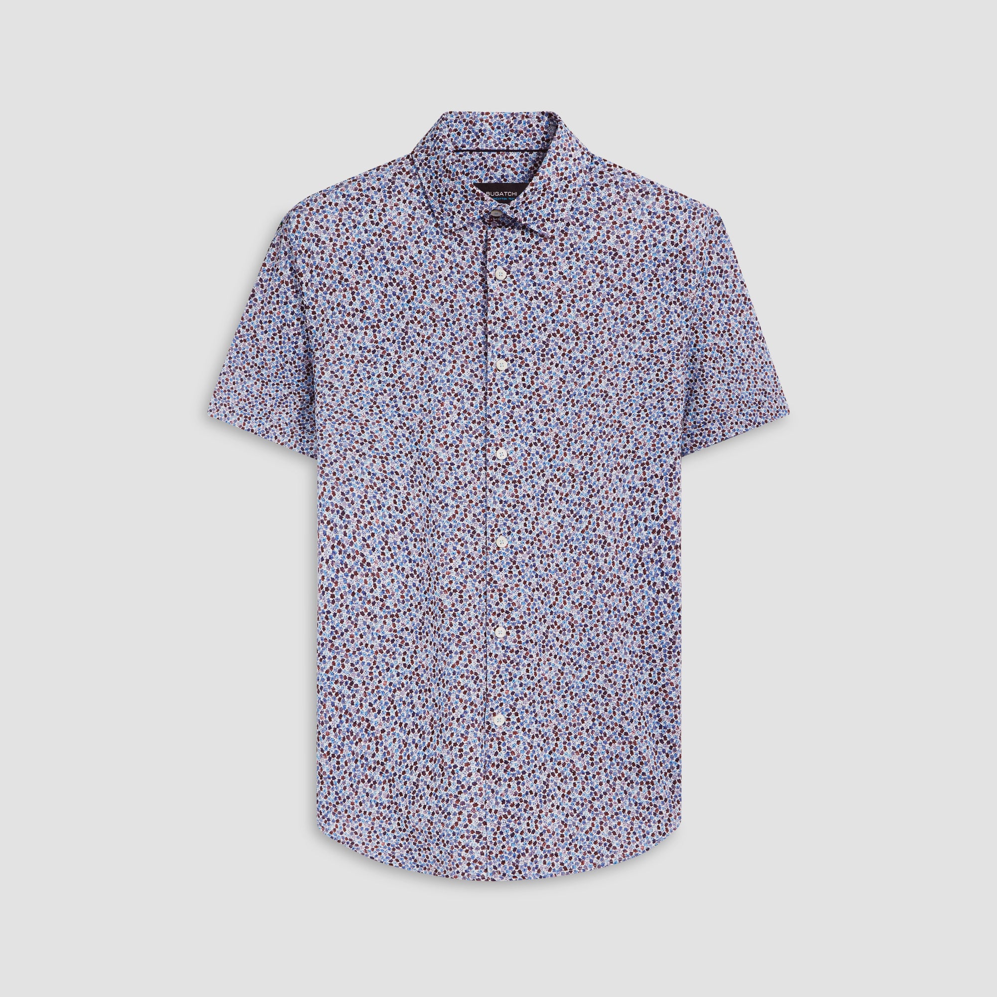 Miles Floral Print OoohCotton Short Sleeve Shirt