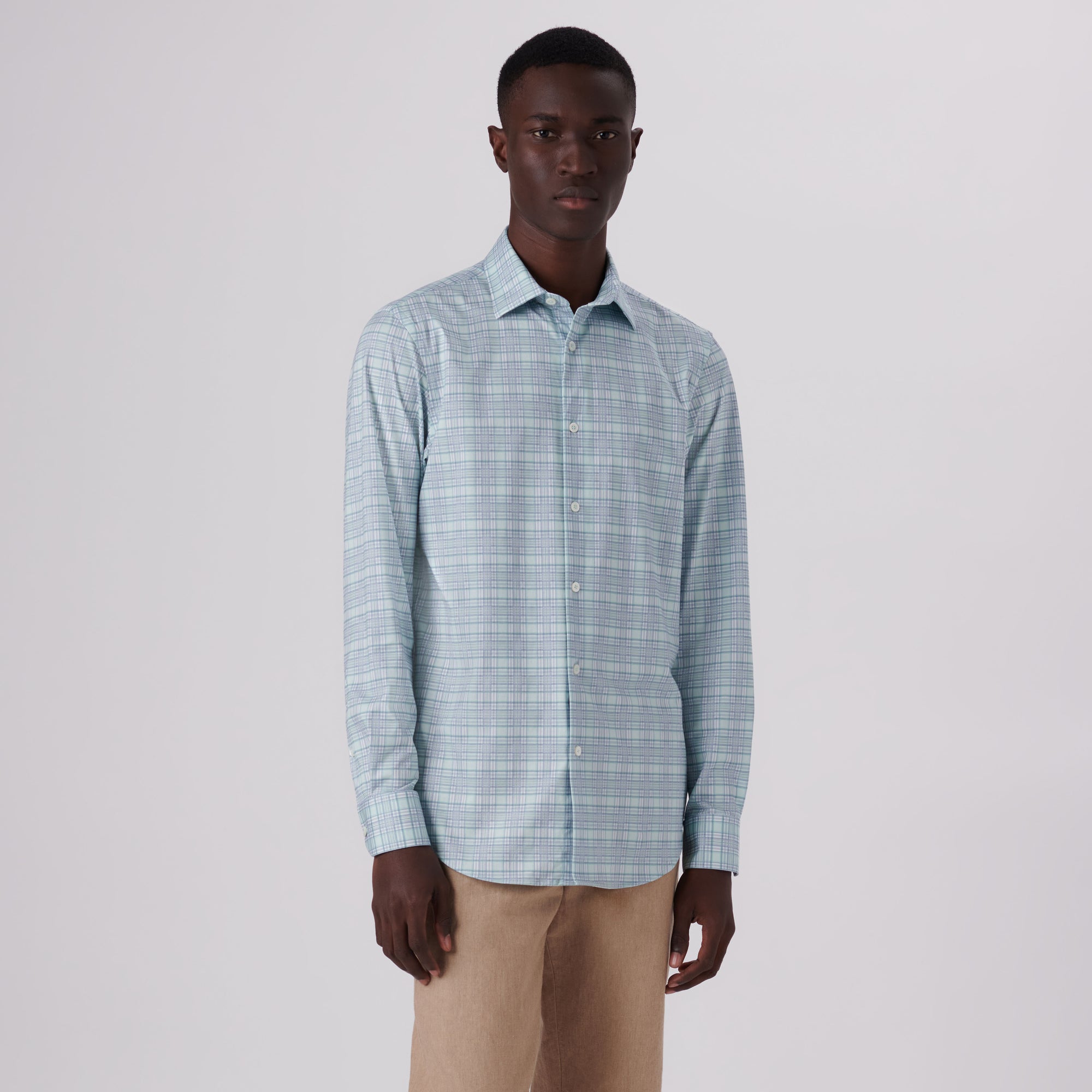 James Plaid Check Print OoohCotton Shirt