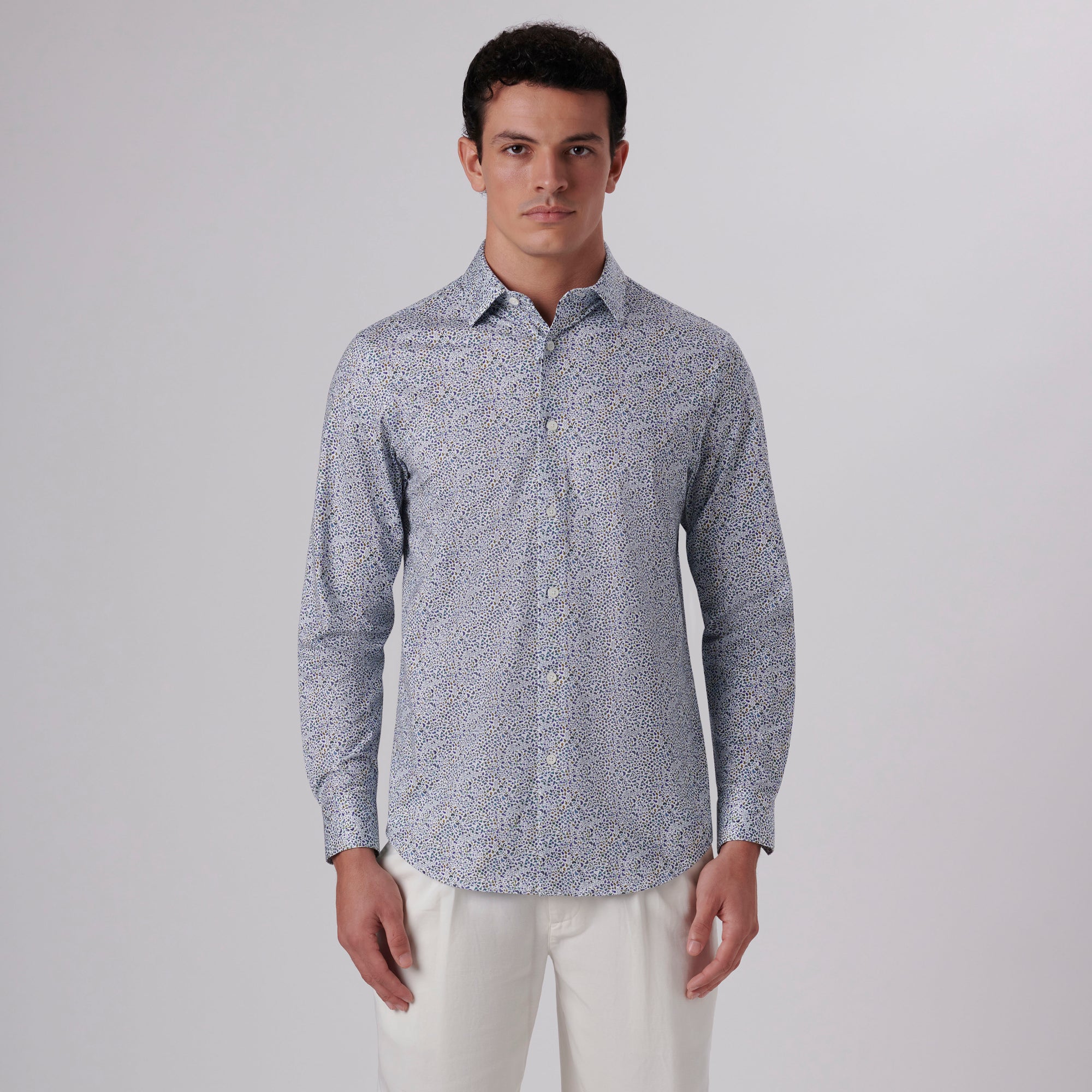 James Abstract Print OoohCotton Shirt