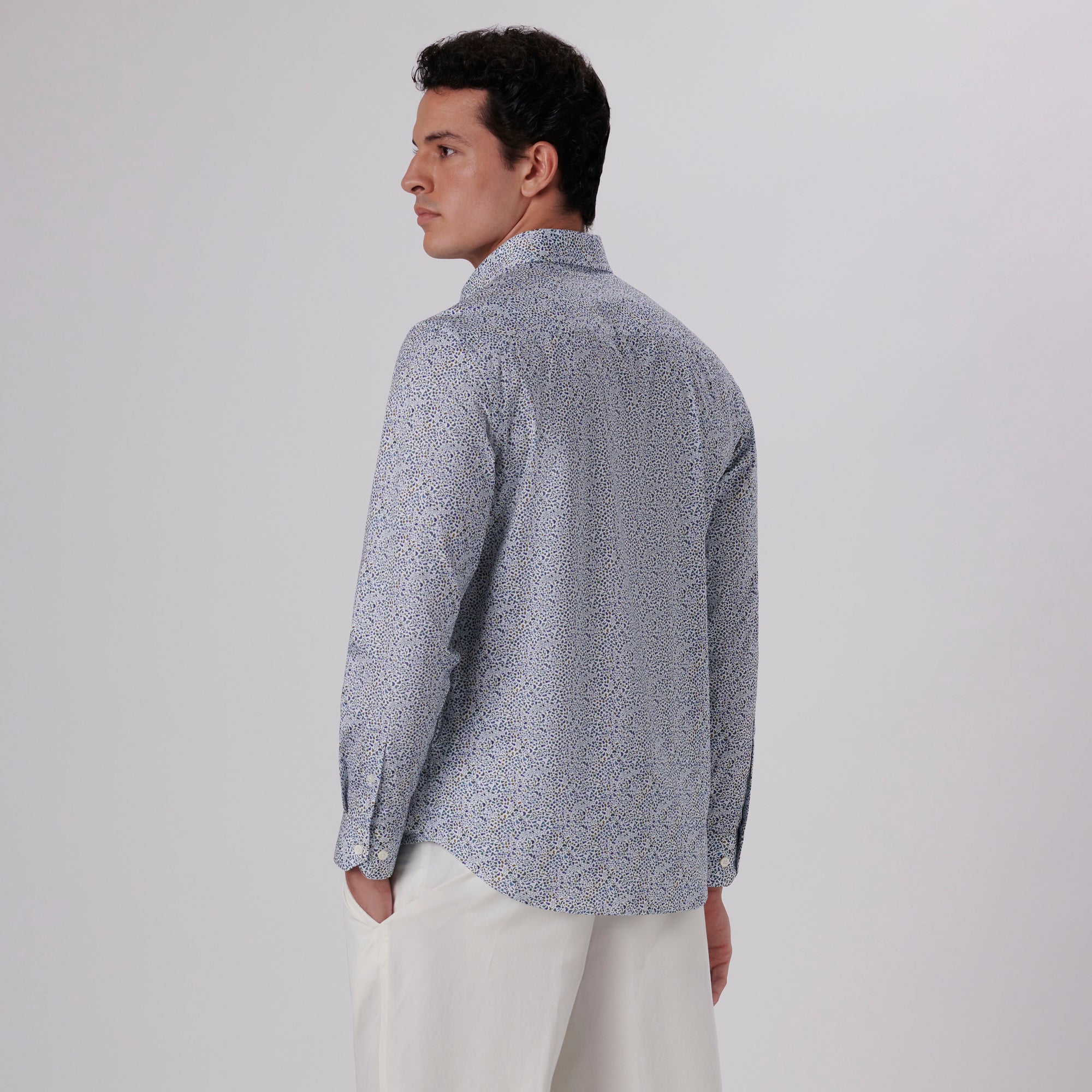 James Abstract Print OoohCotton Shirt