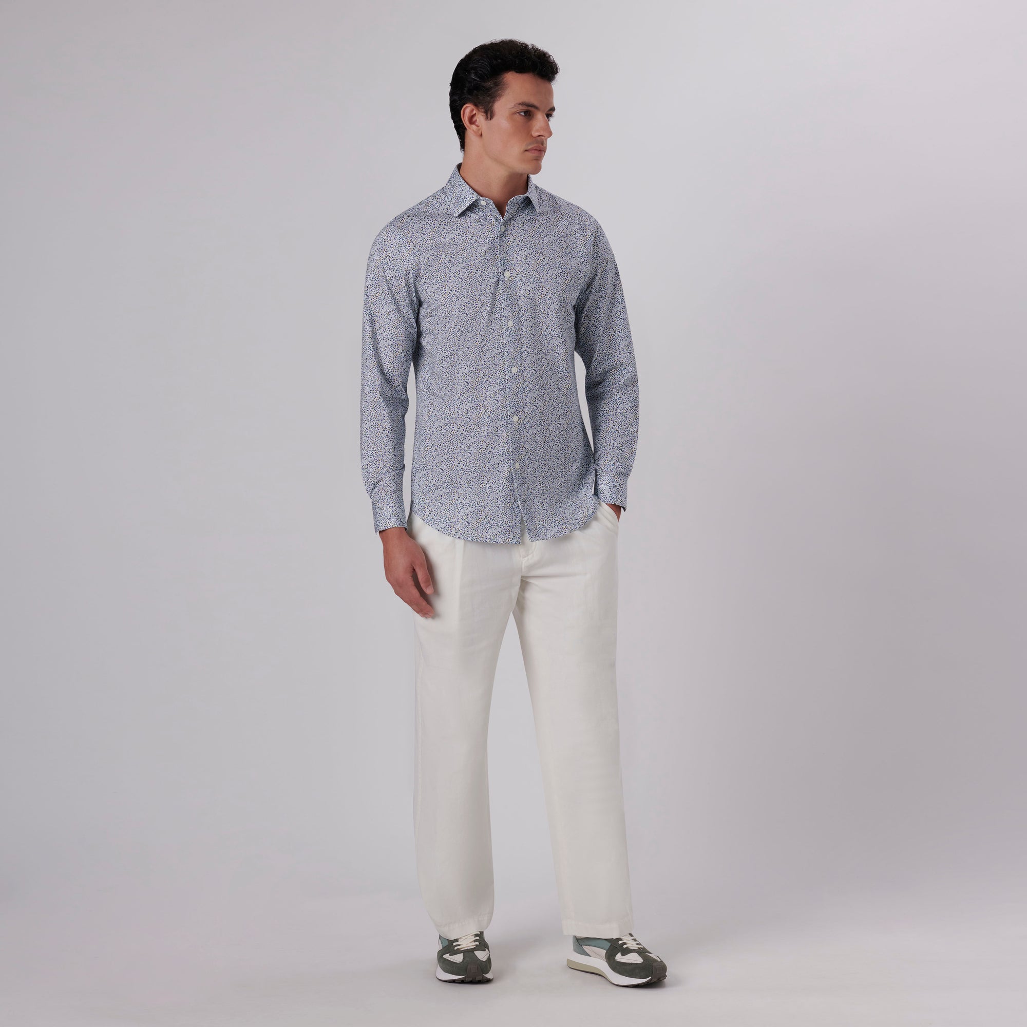 James Abstract Print OoohCotton Shirt