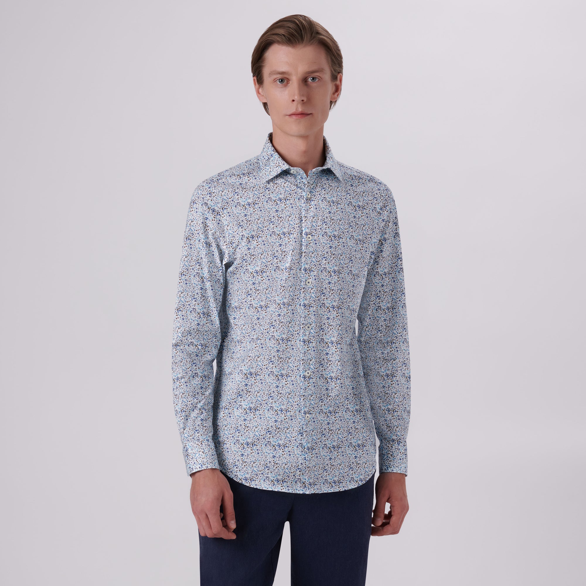 James Abstract Print OoohCotton Shirt