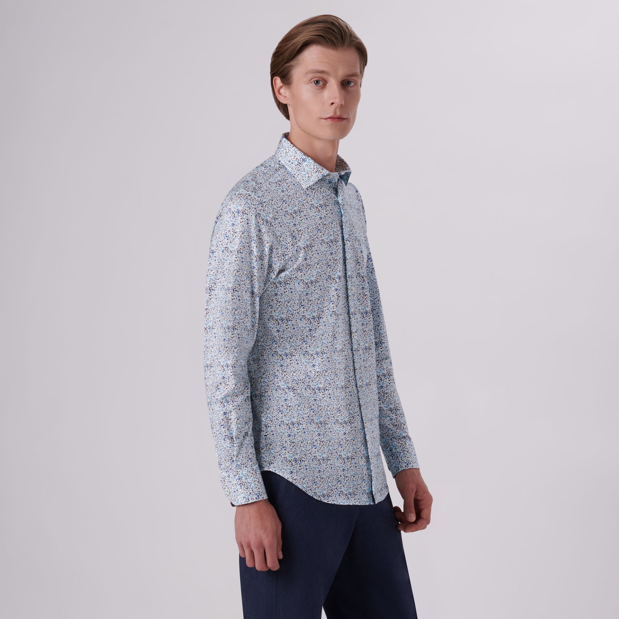 James Abstract Print OoohCotton Shirt