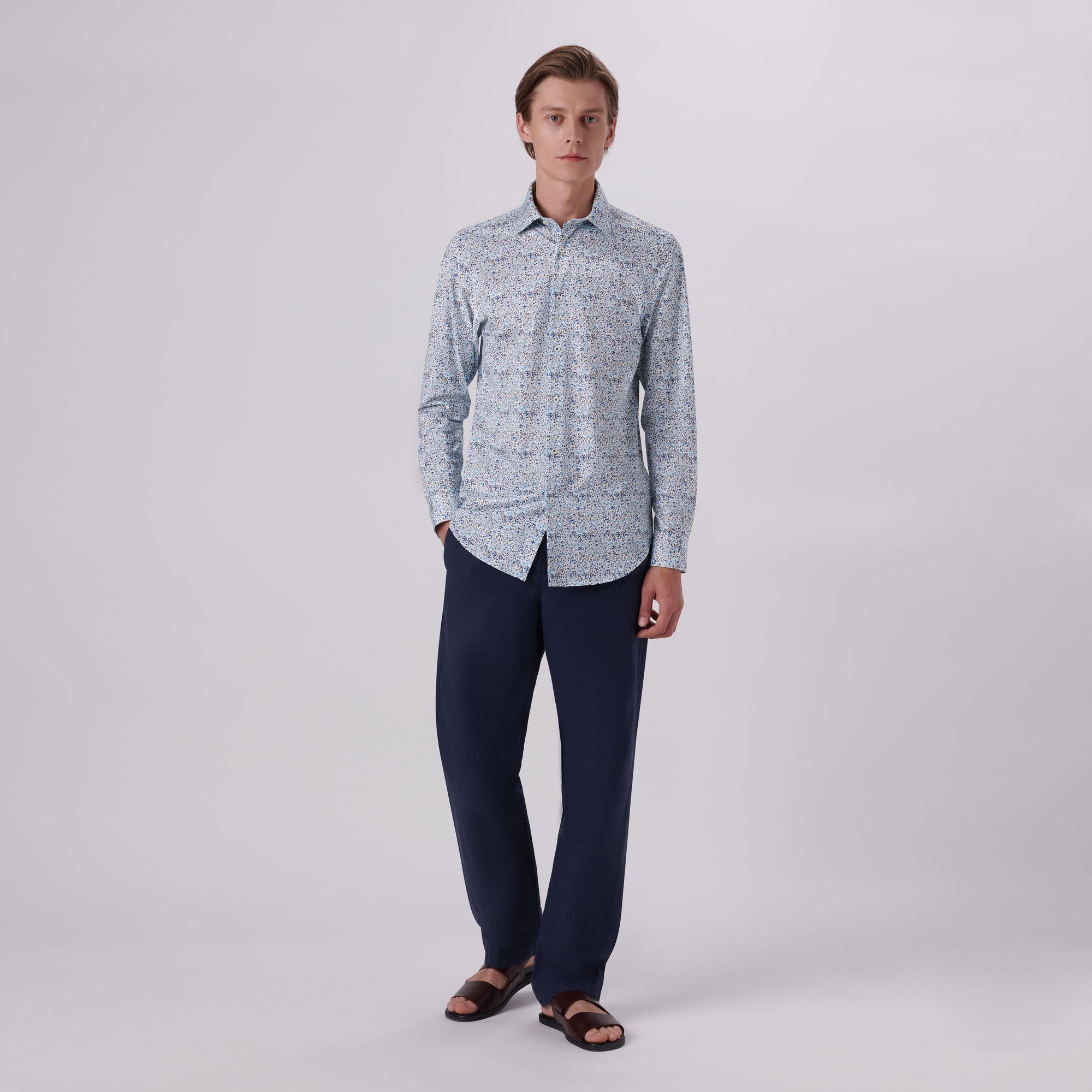 James Abstract Print OoohCotton Shirt