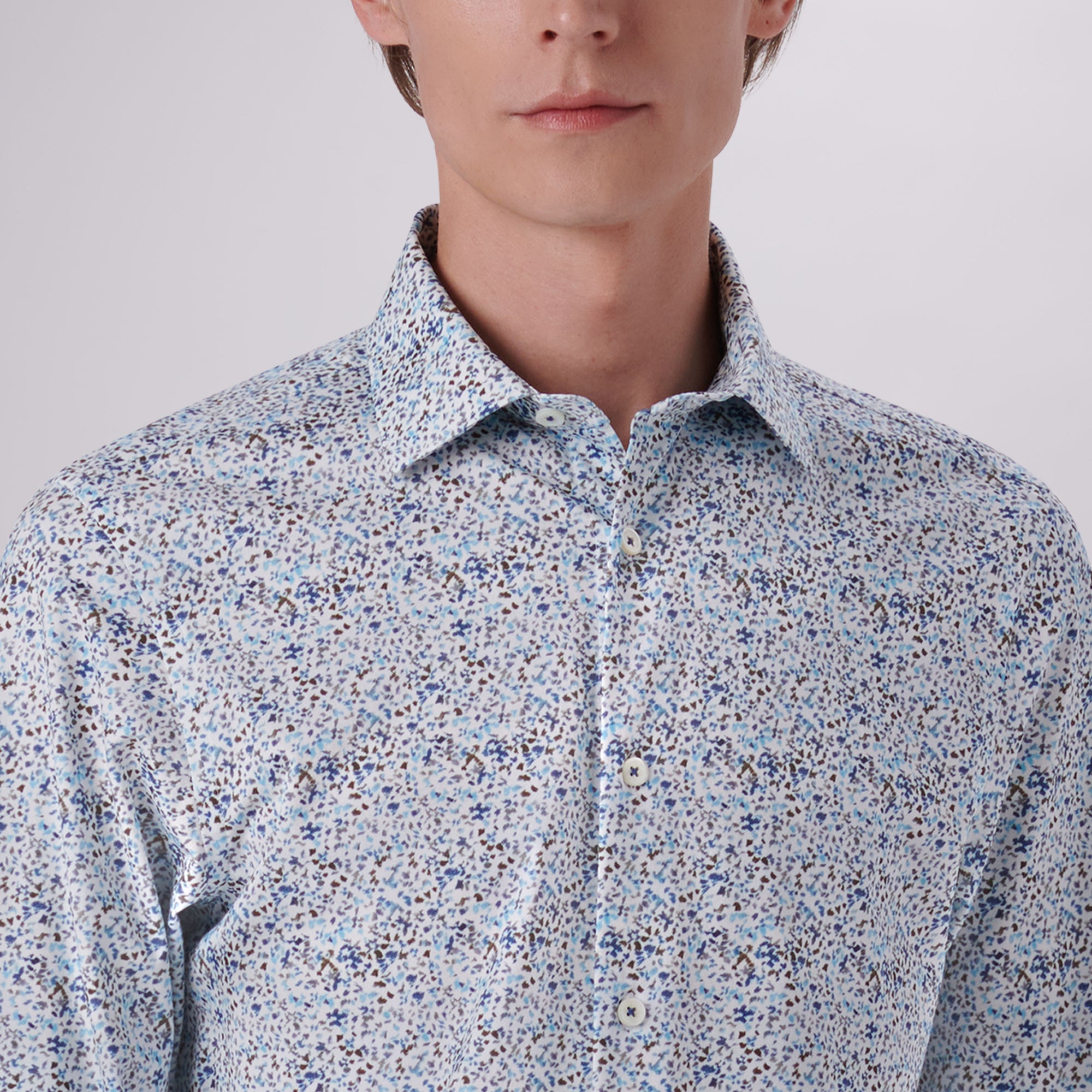 James Abstract Print OoohCotton Shirt