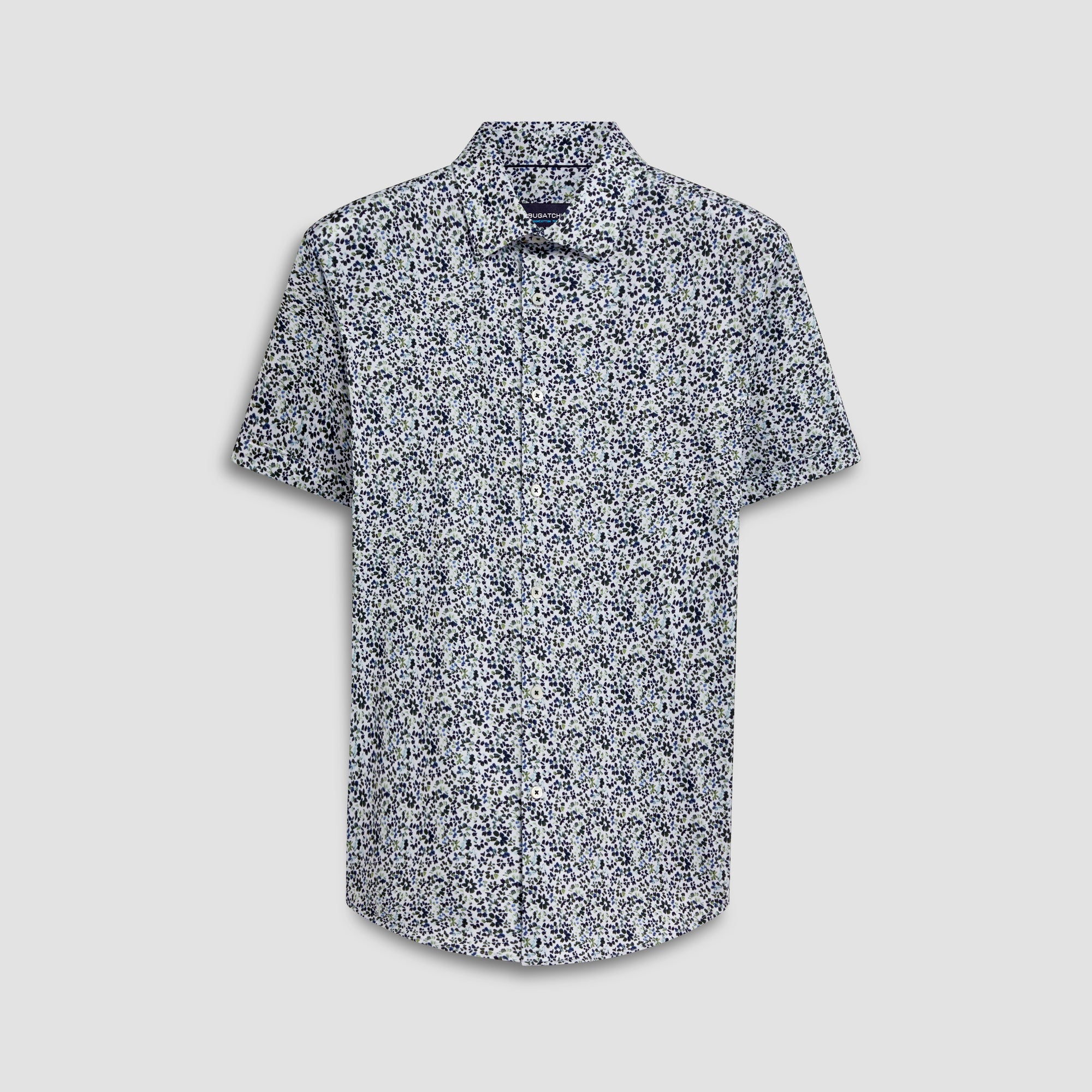 Miles Floral Print OoohCotton Short Sleeve Shirt