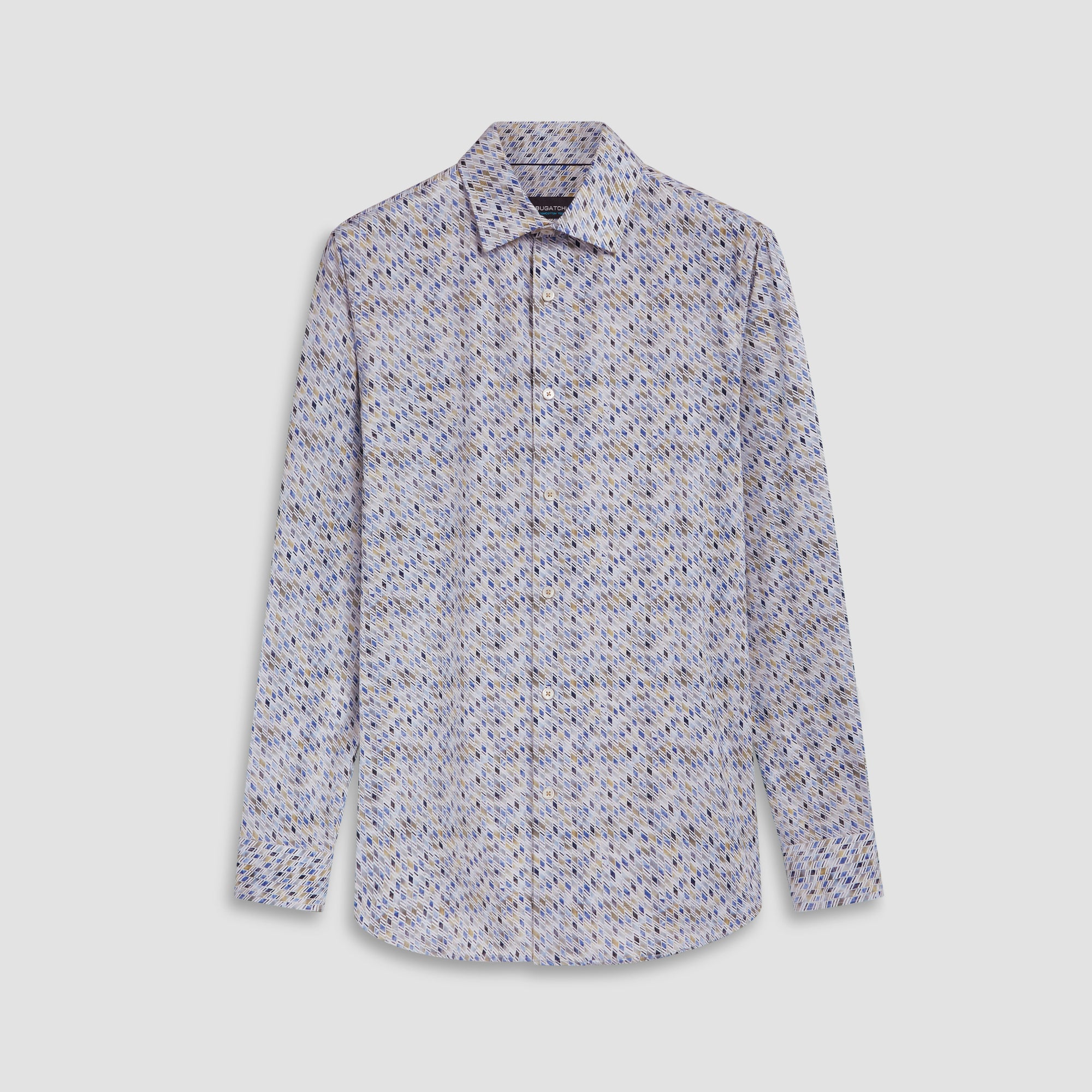 James Geometric Print OoohCotton Shirt