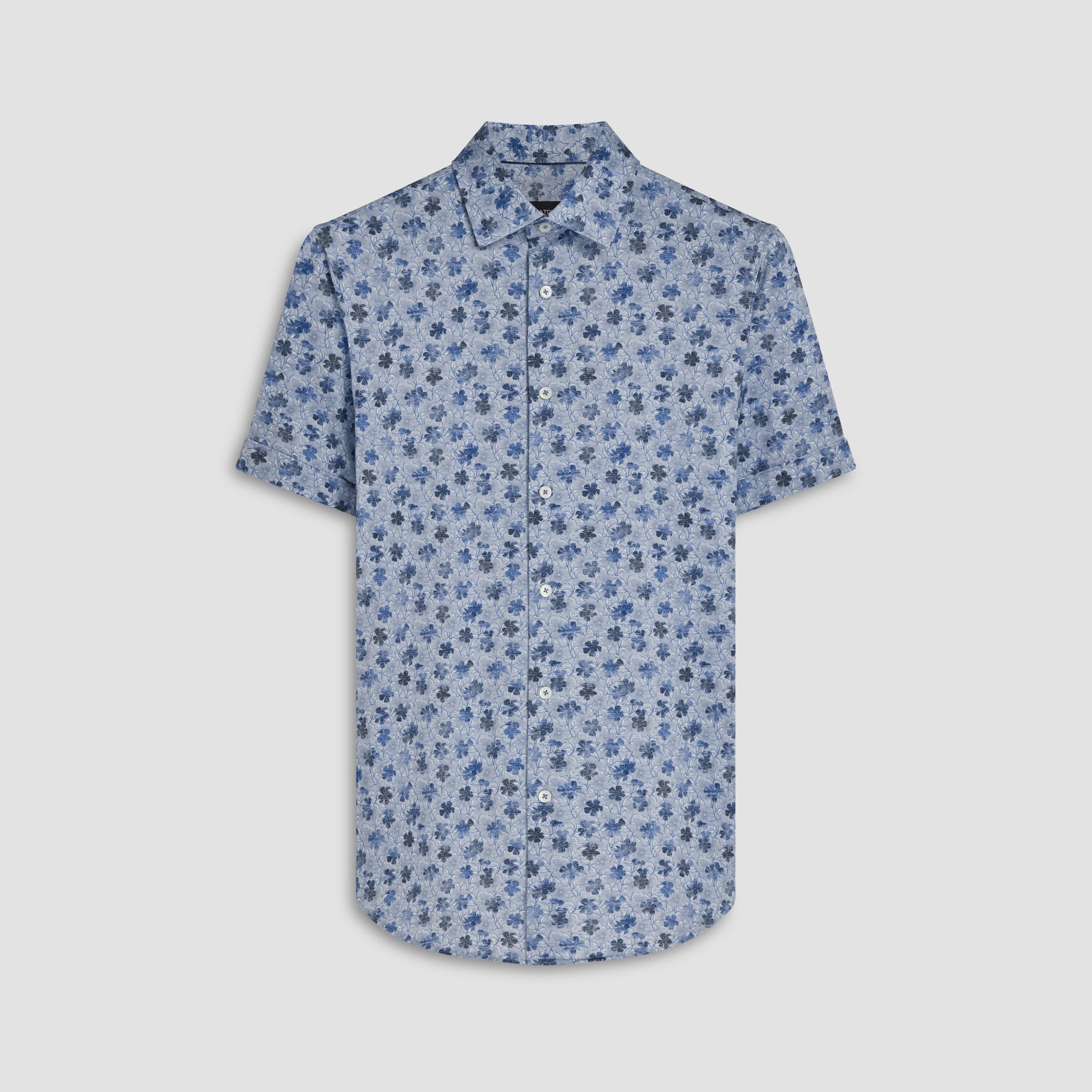 Miles Floral Print OoohCotton Short Sleeve Shirt