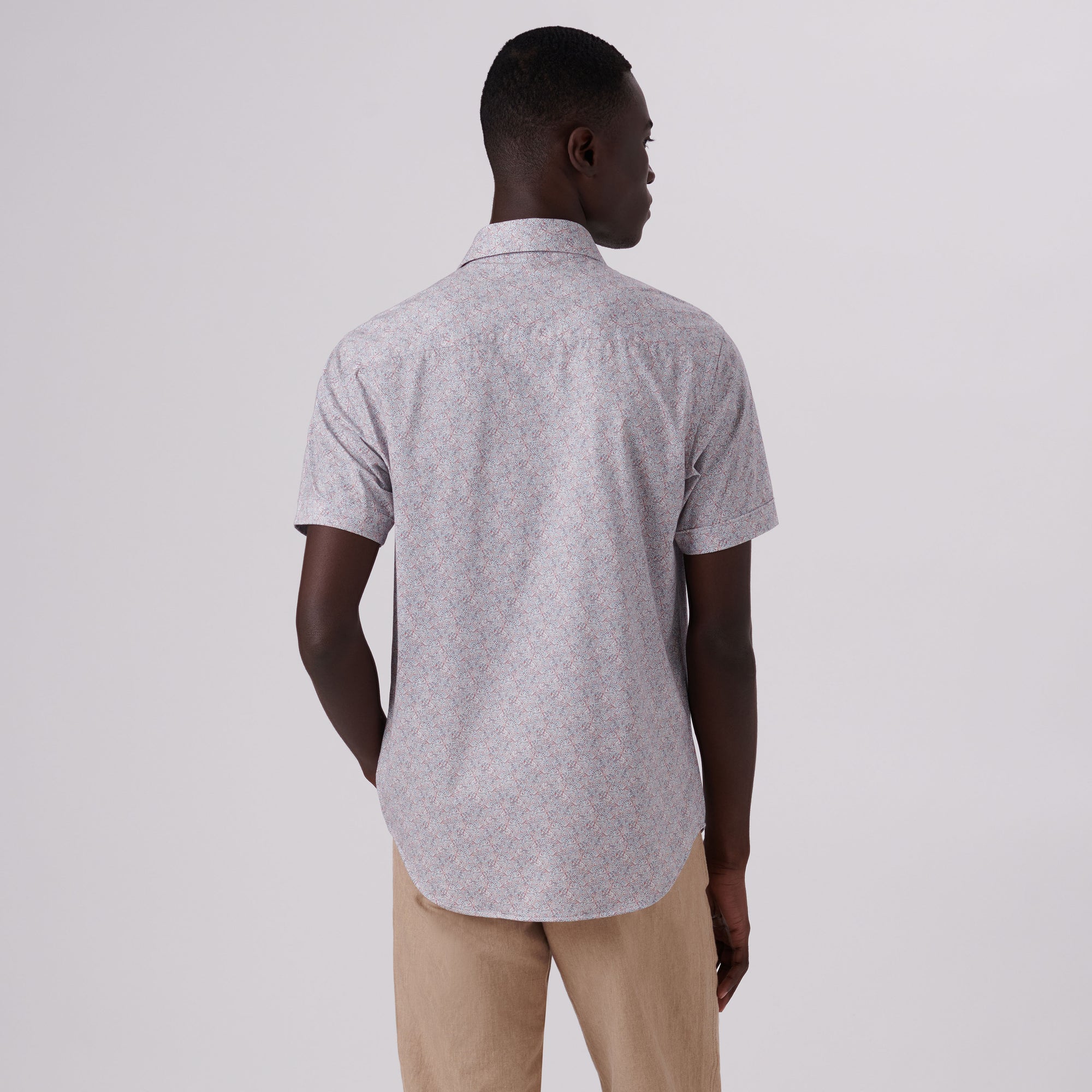 Miles Abstract Print OoohCotton Short Sleeve Shirt