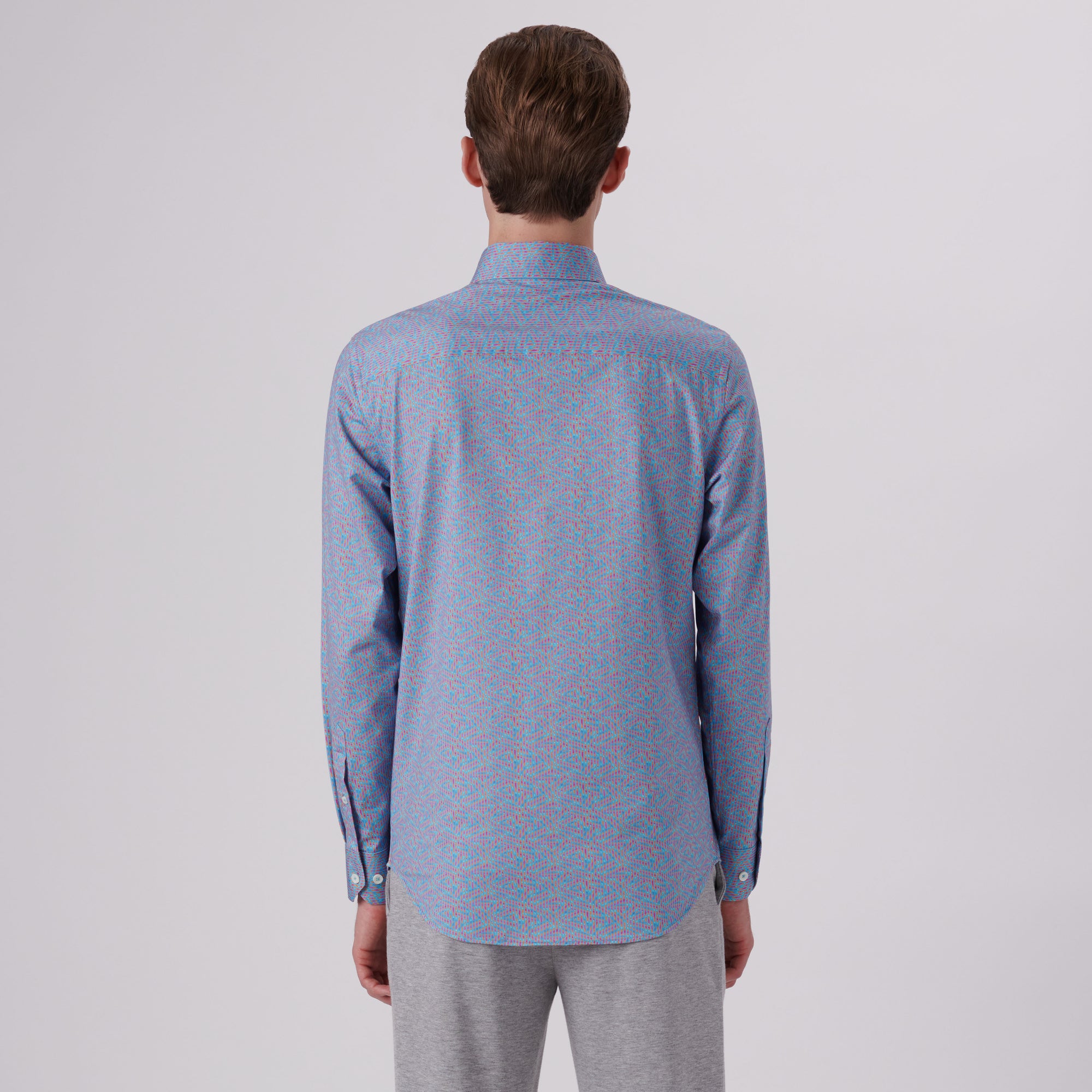 James Ribbon Stripe Print OoohCotton Shirt