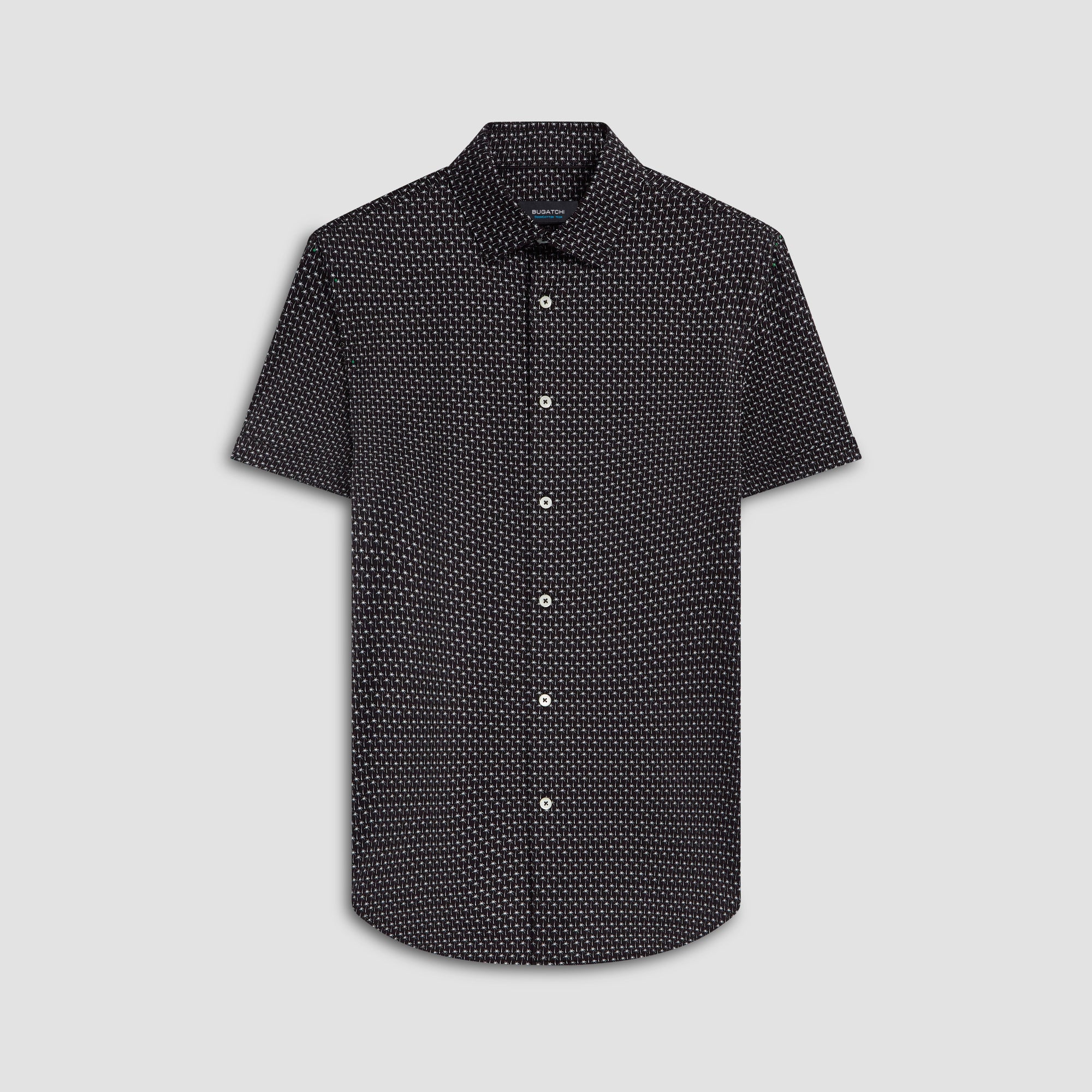 Miles Palm Tree Print OoohCotton Short Sleeve Shirt