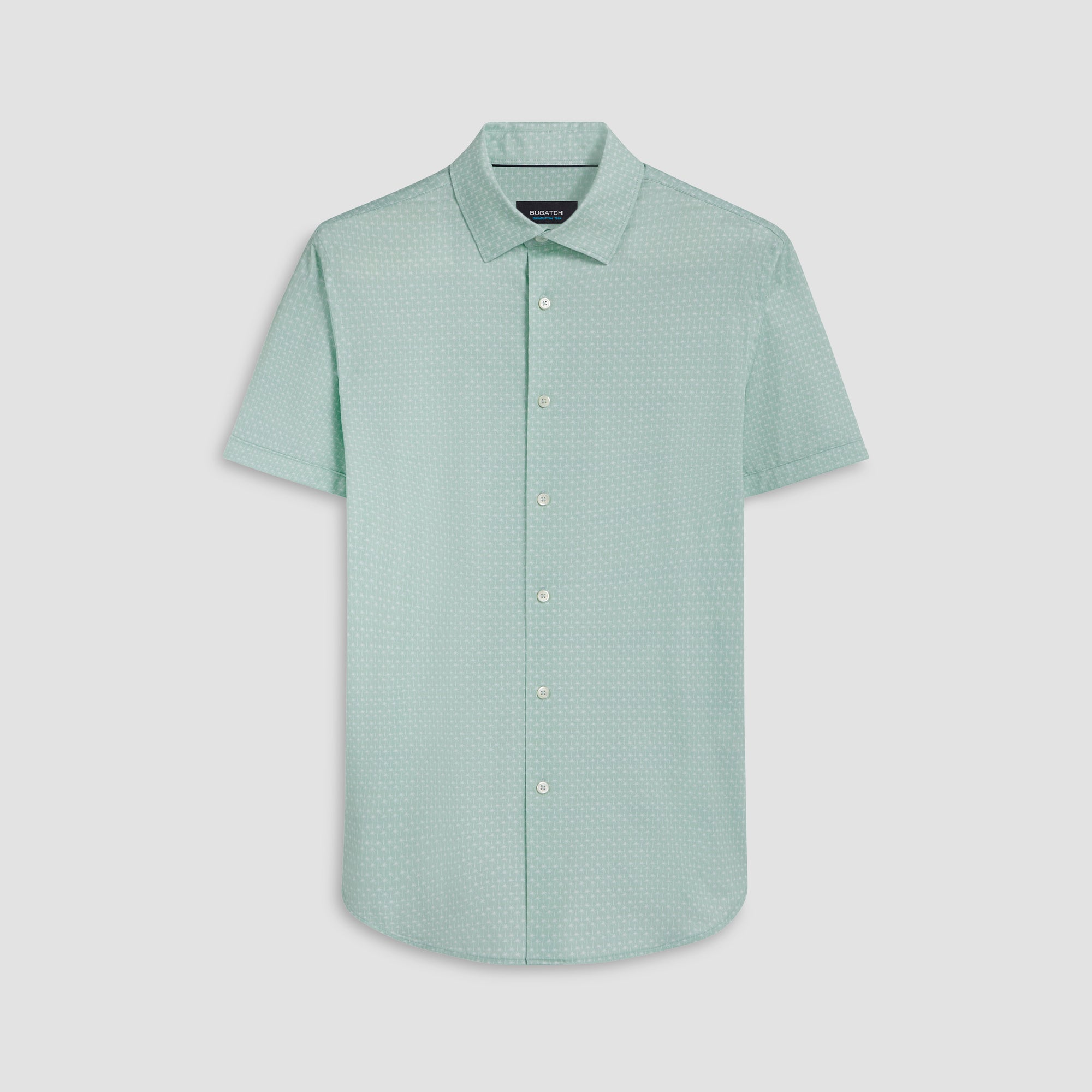Miles Palm Tree Print OoohCotton Short Sleeve Shirt