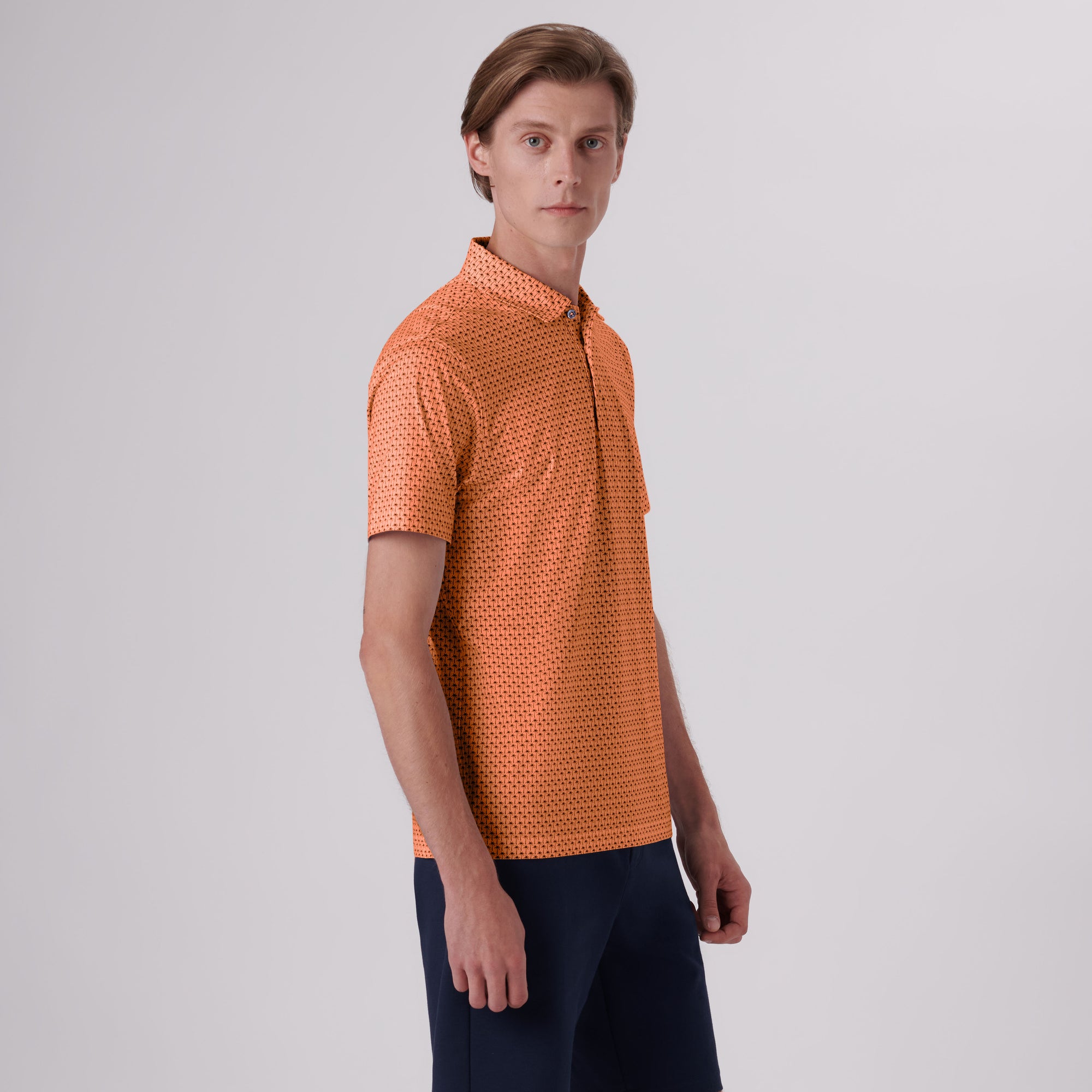 Victor Palm Trees Print OoohCotton Polo