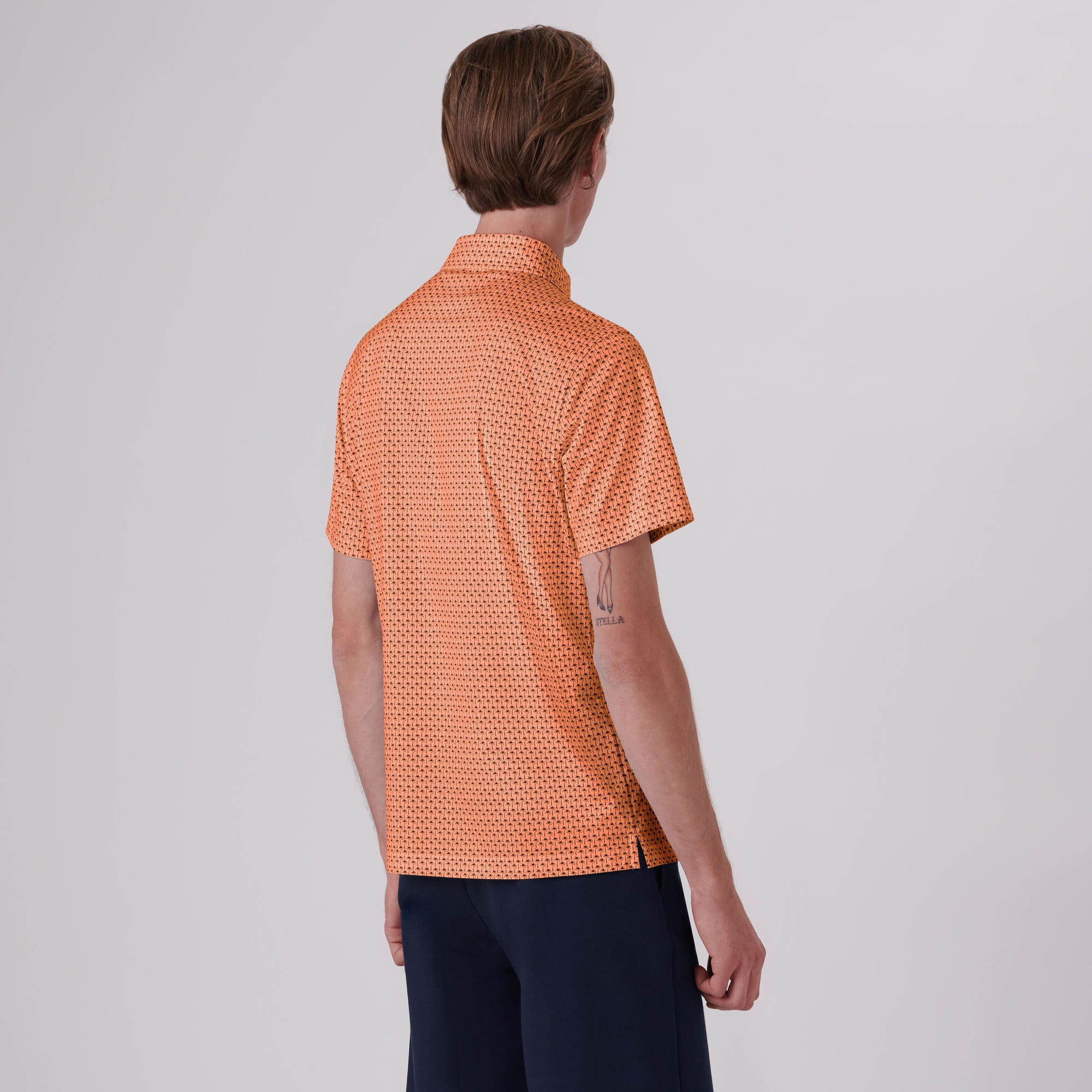 Victor Palm Trees Print OoohCotton Polo