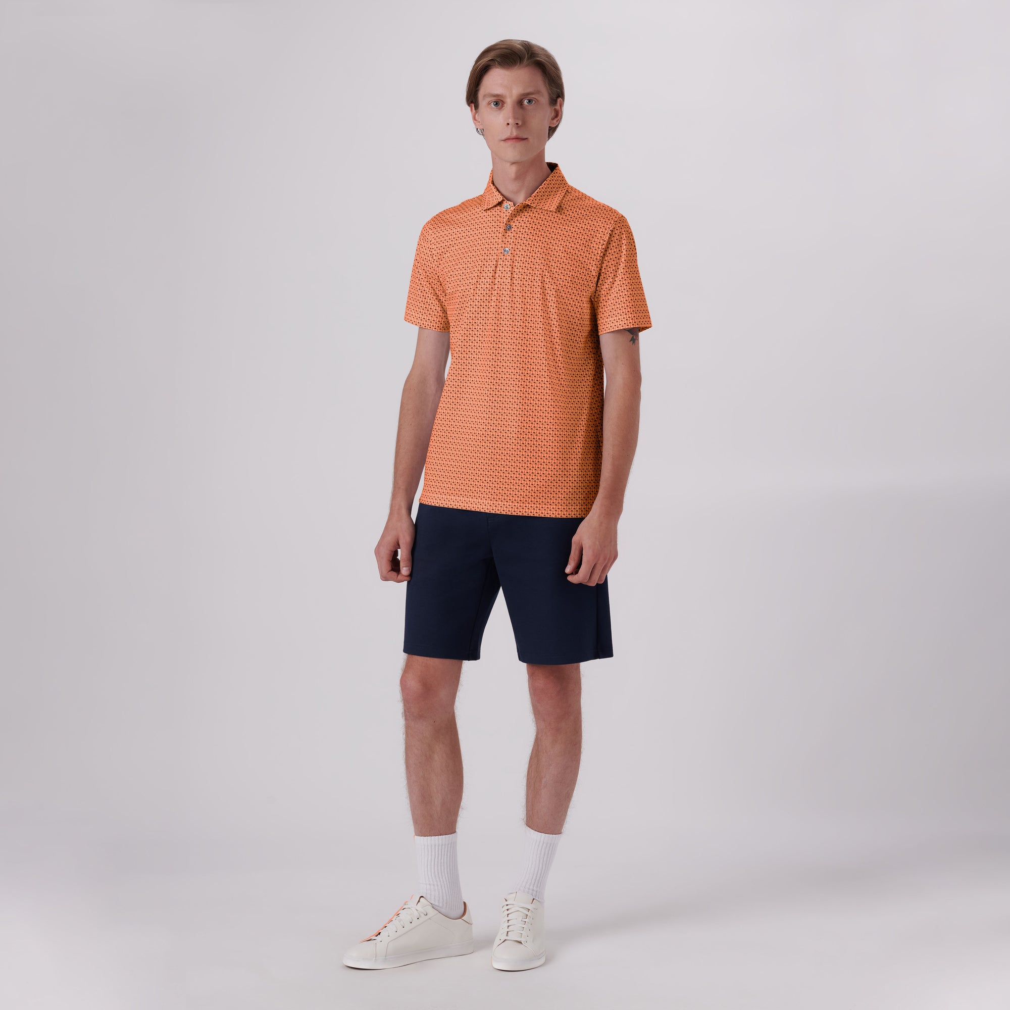 Victor Palm Trees Print OoohCotton Polo