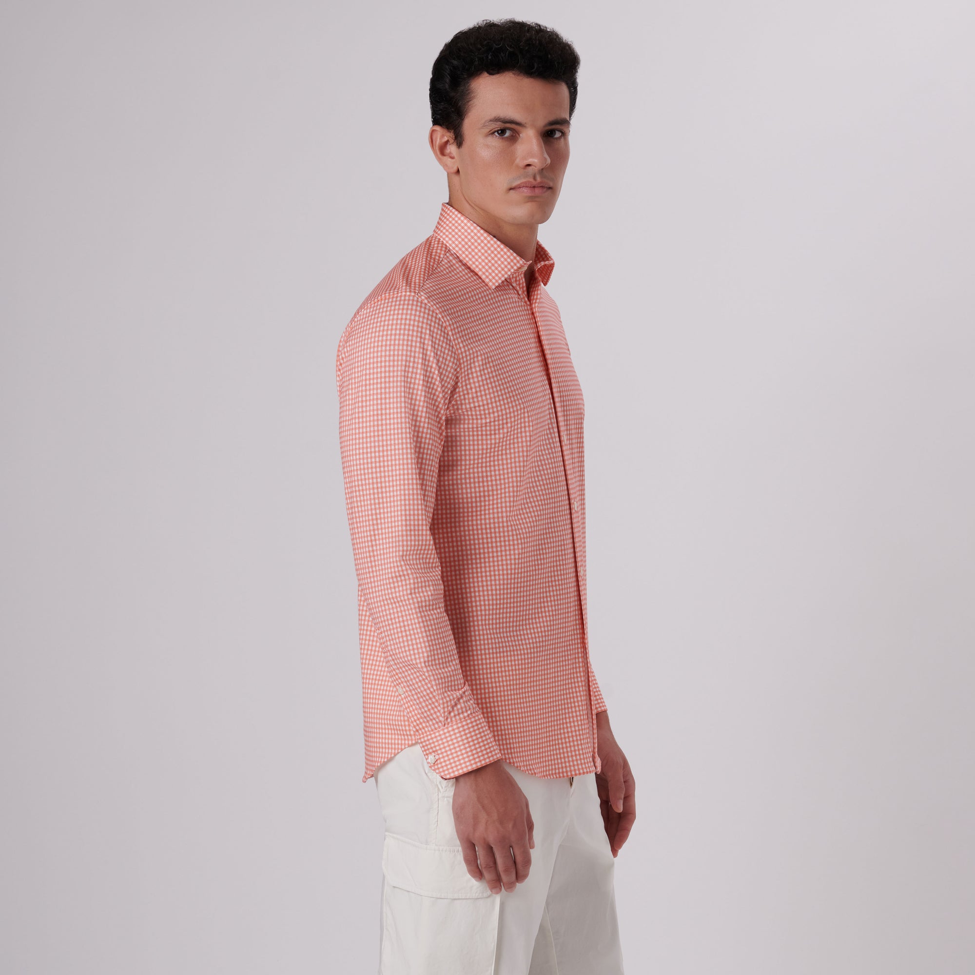 James Gingham Check Print OoohCotton Shirt
