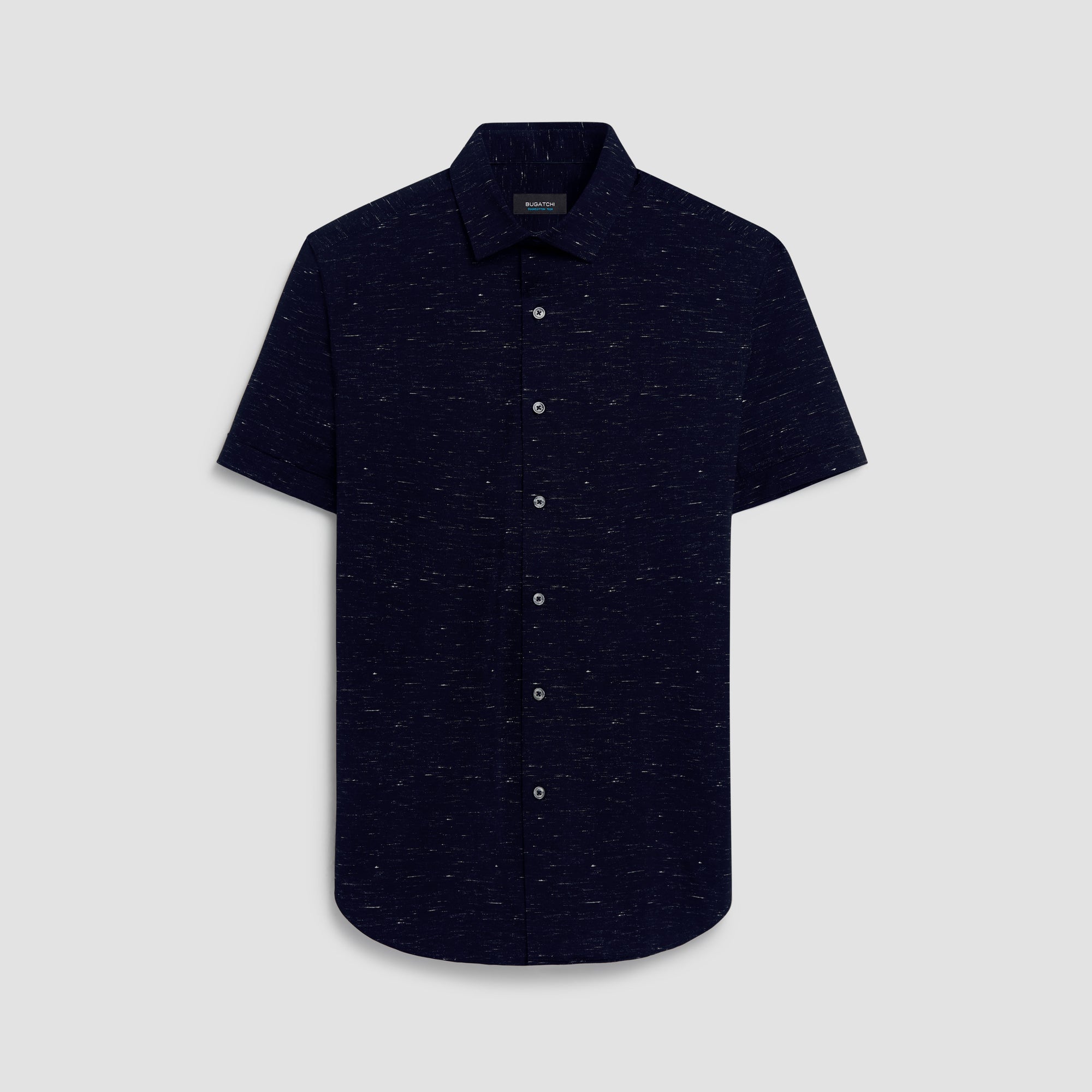 Miles Heather Print OoohCotton Short Sleeve Shirt