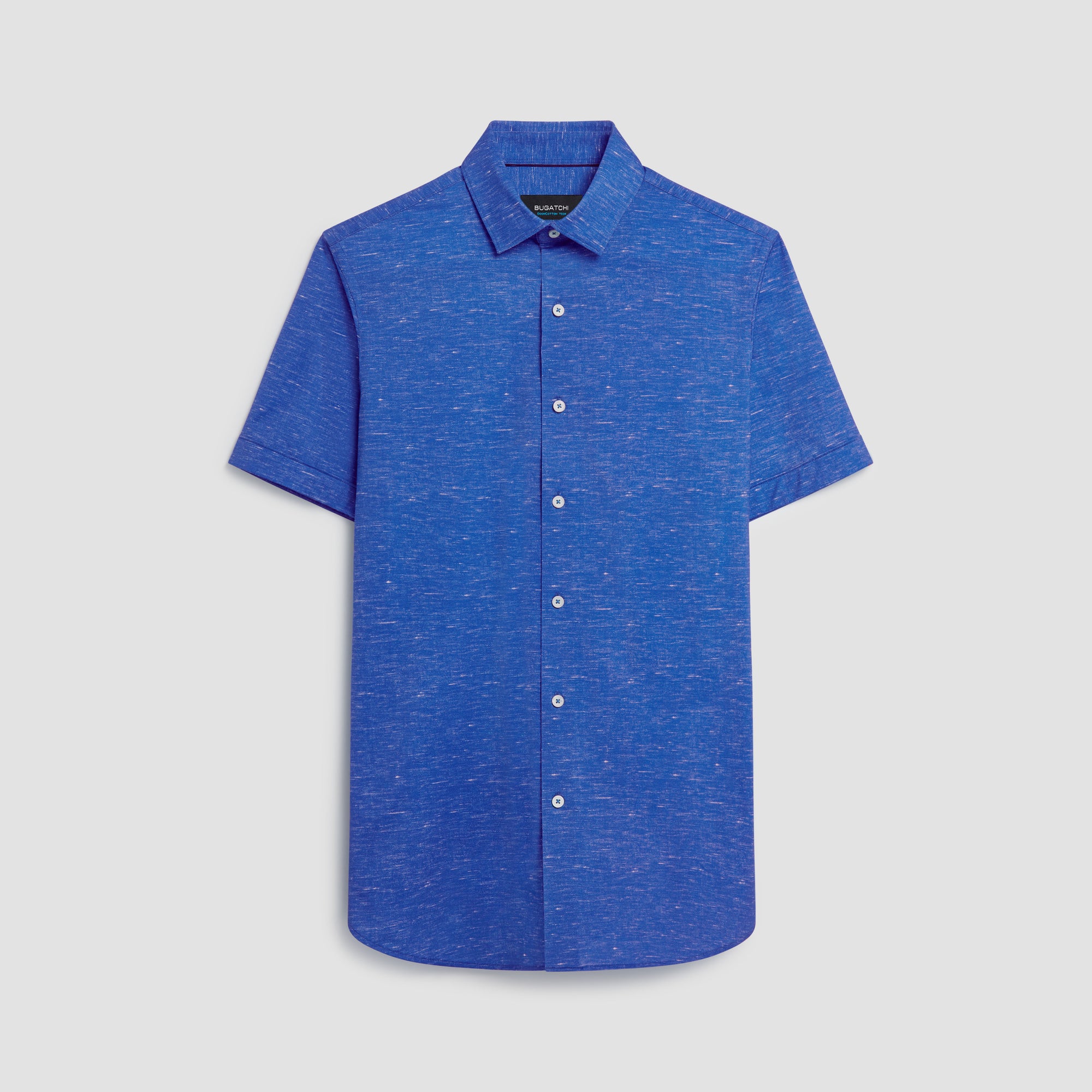 Miles Heather Print OoohCotton Short Sleeve Shirt
