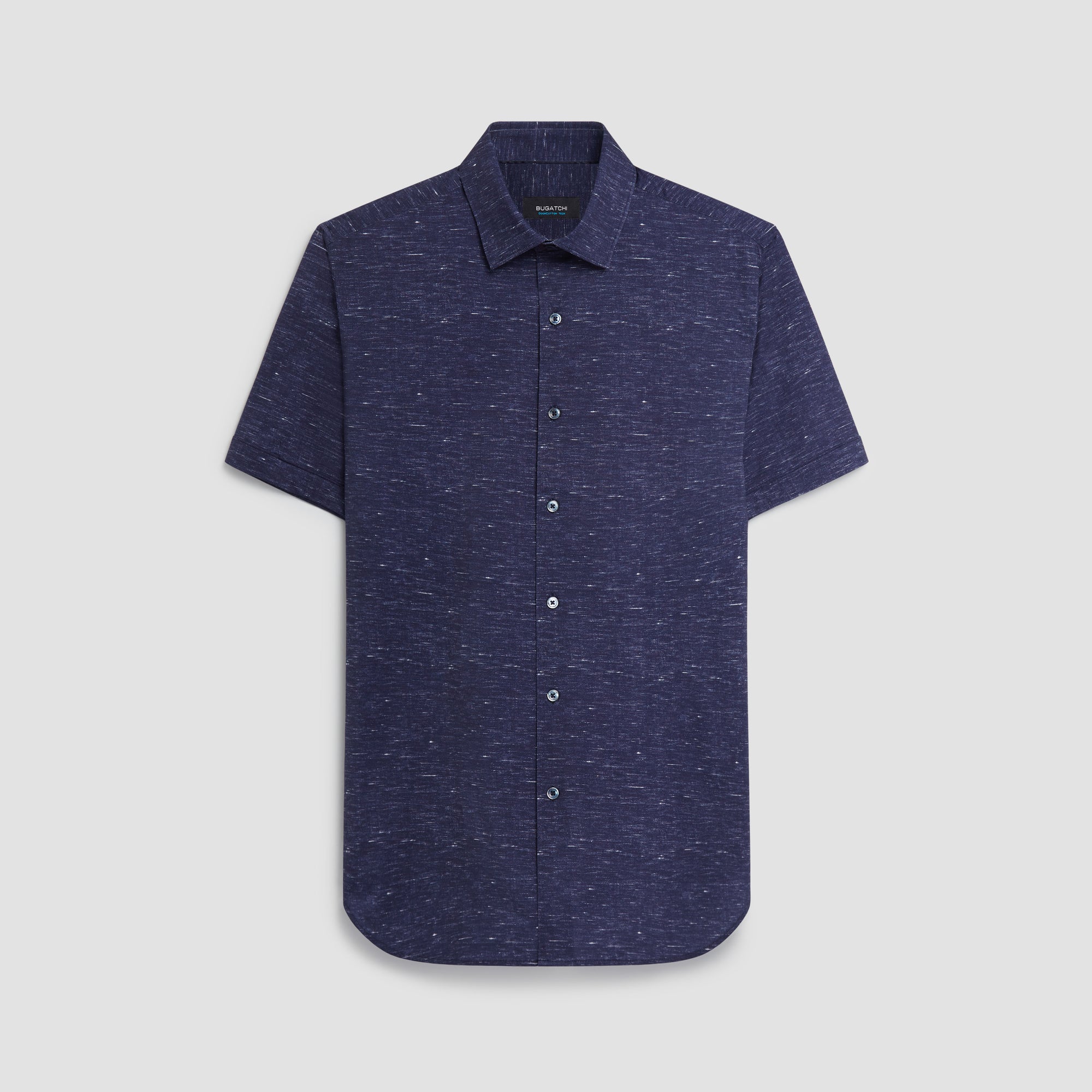Miles Heather Print OoohCotton Short Sleeve Shirt