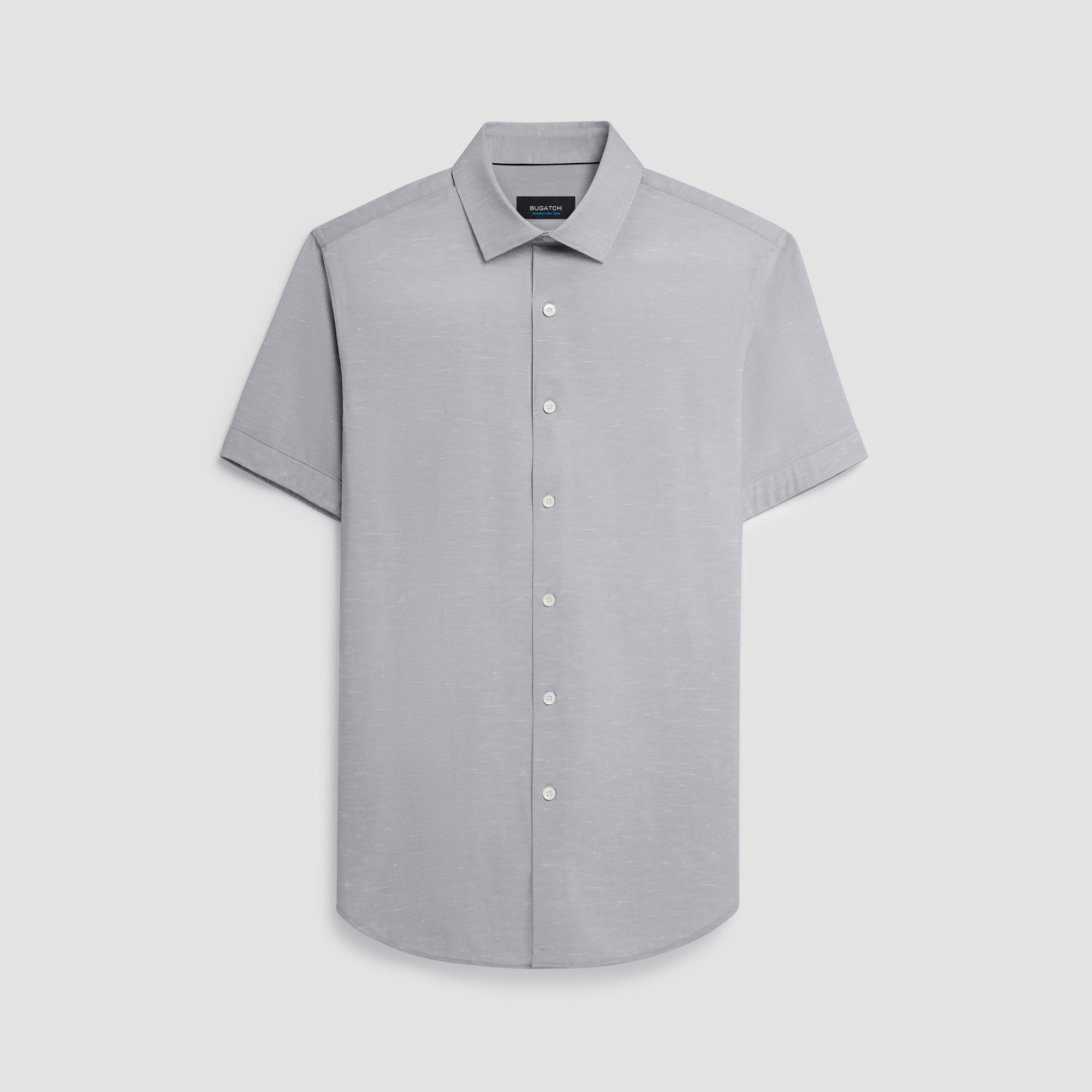 Miles Heather Print OoohCotton Short Sleeve Shirt