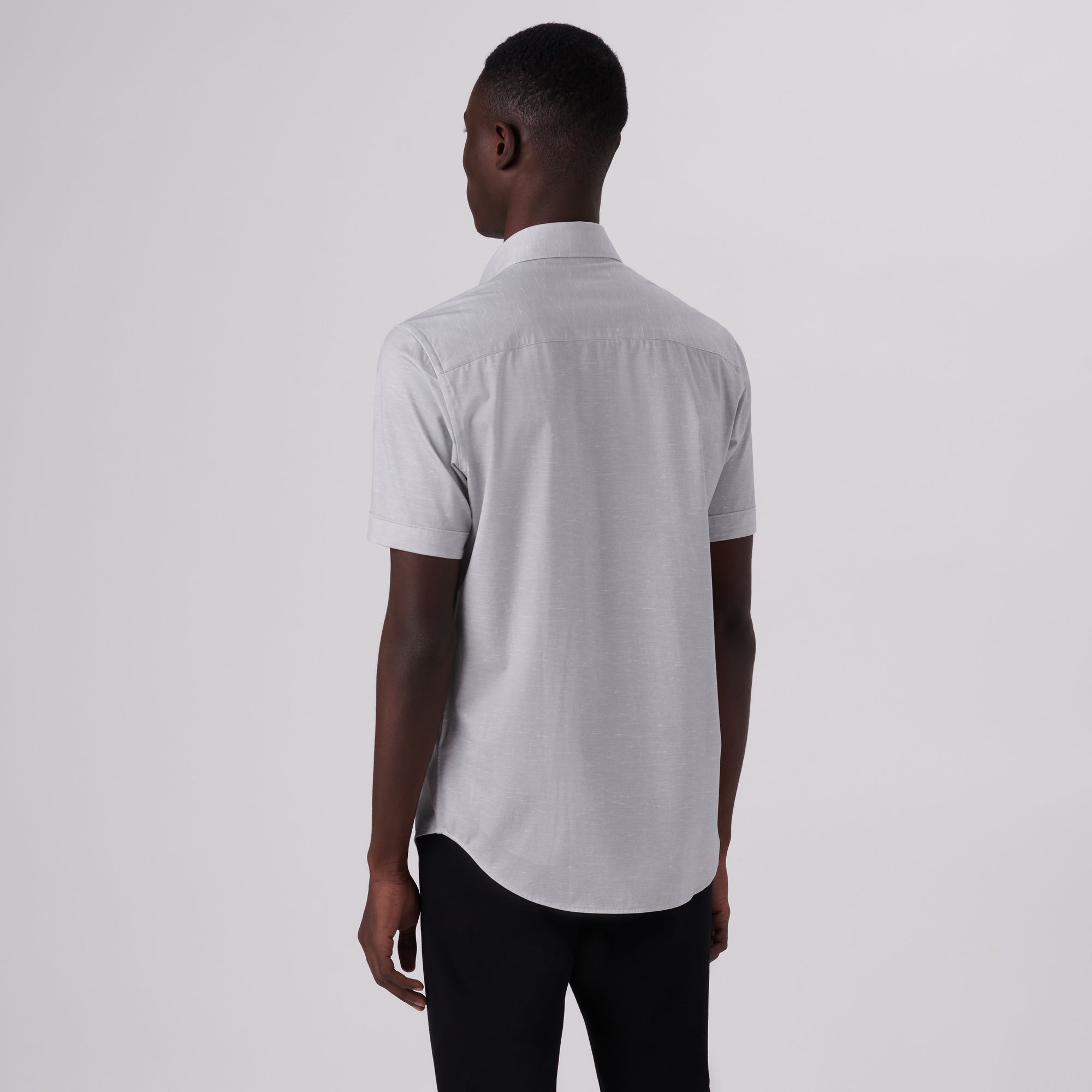 Miles Heather Print OoohCotton Short Sleeve Shirt