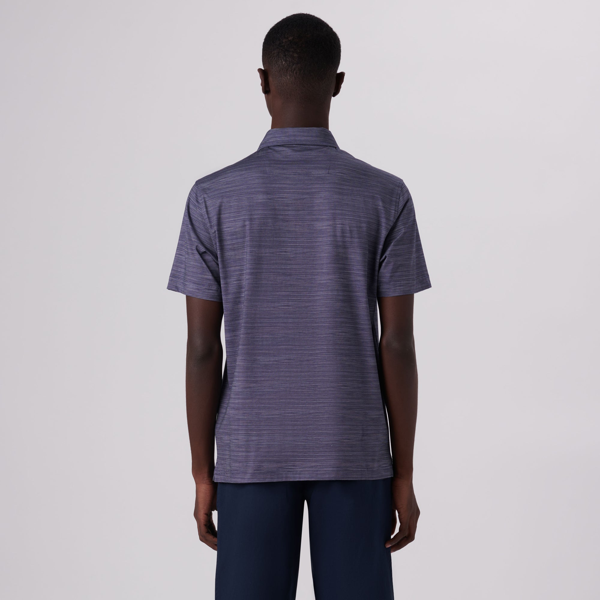 Victor Striated Print OoohCotton Polo