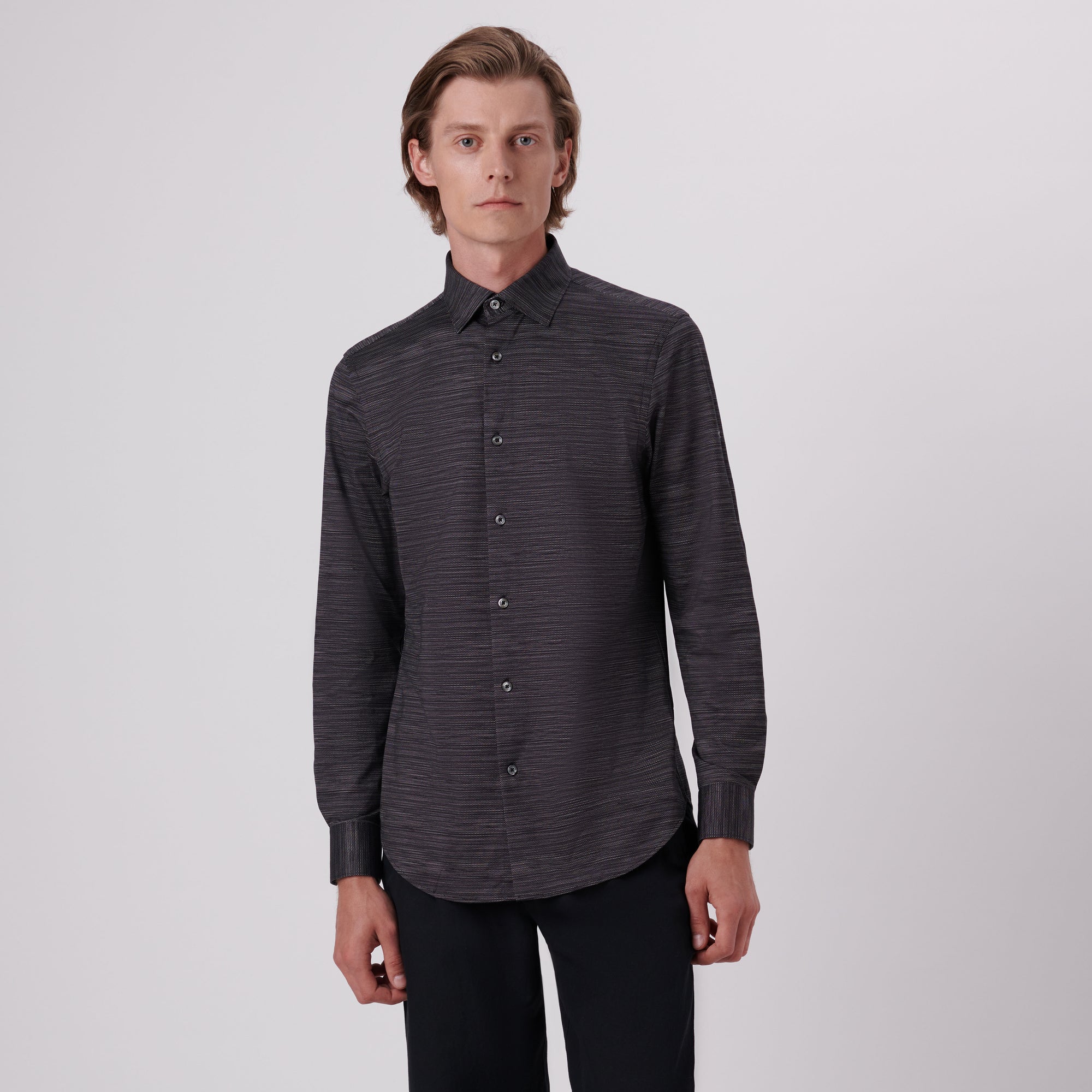 James Striated Print OoohCotton Shirt