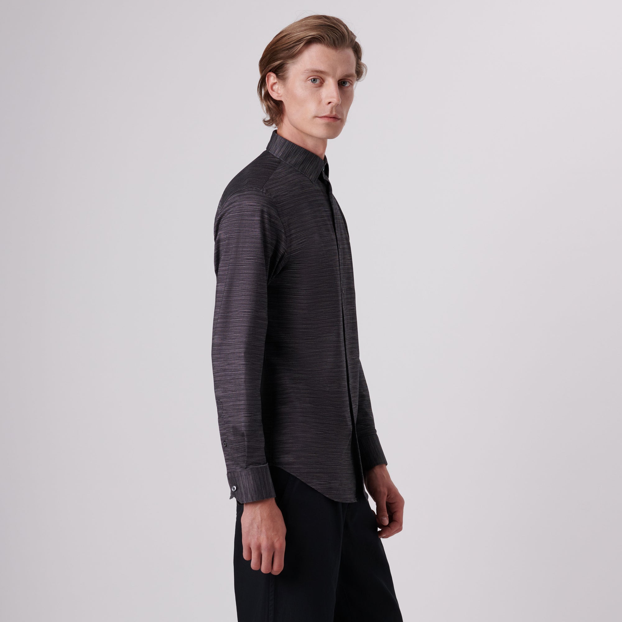 James Striated Print OoohCotton Shirt