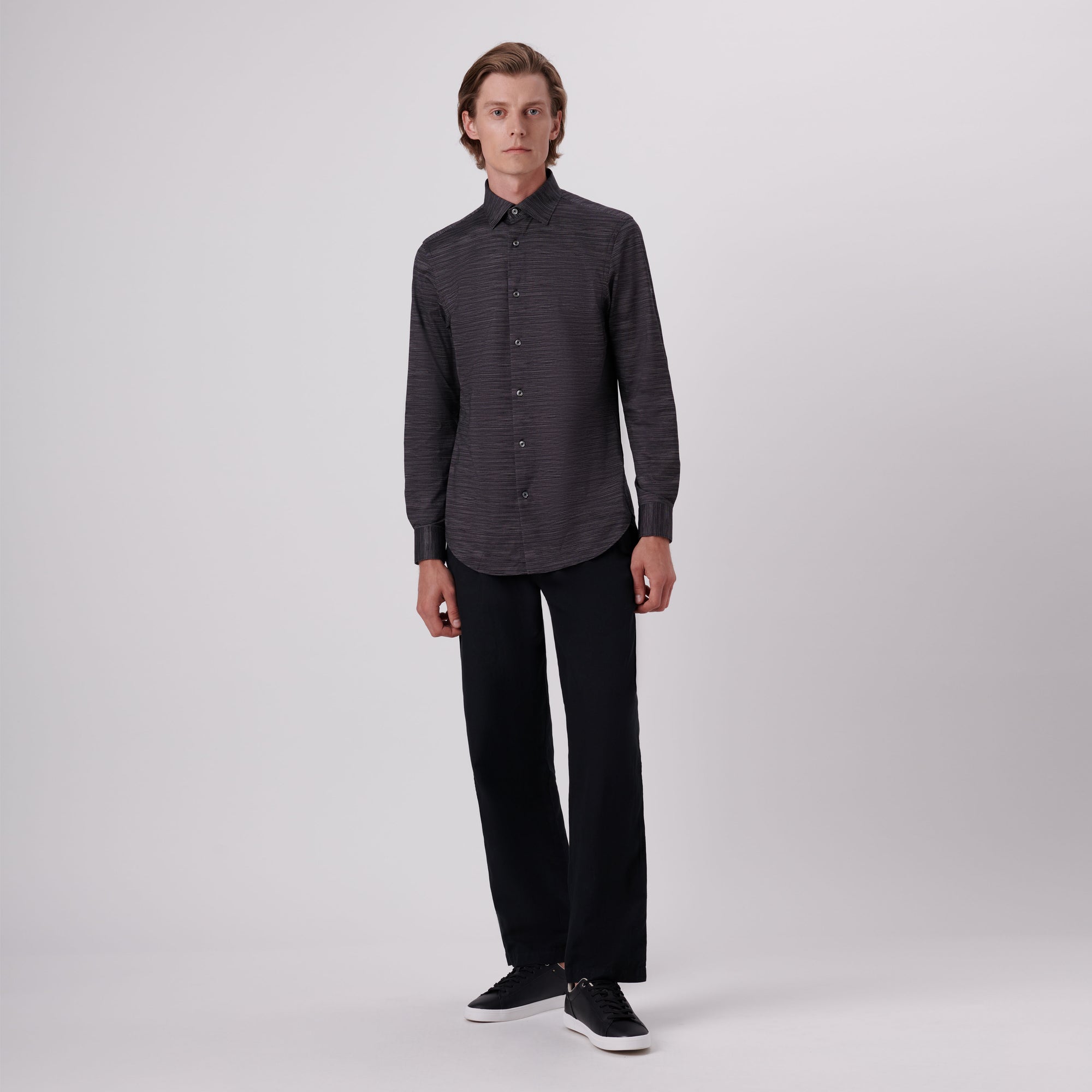 James Striated Print OoohCotton Shirt