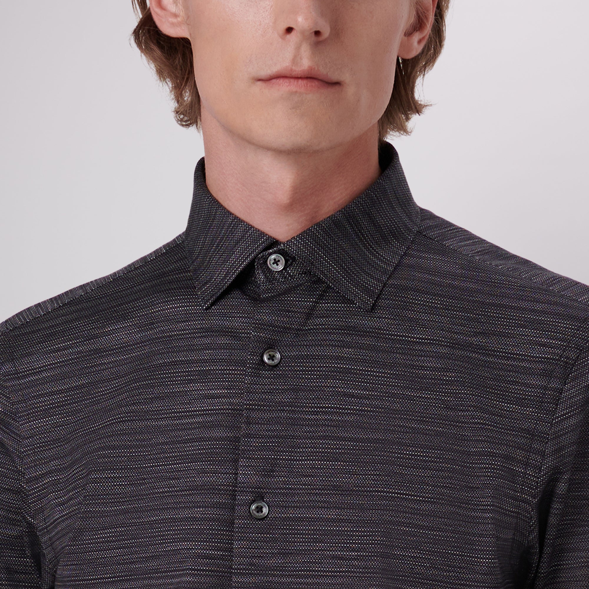 James Striated Print OoohCotton Shirt