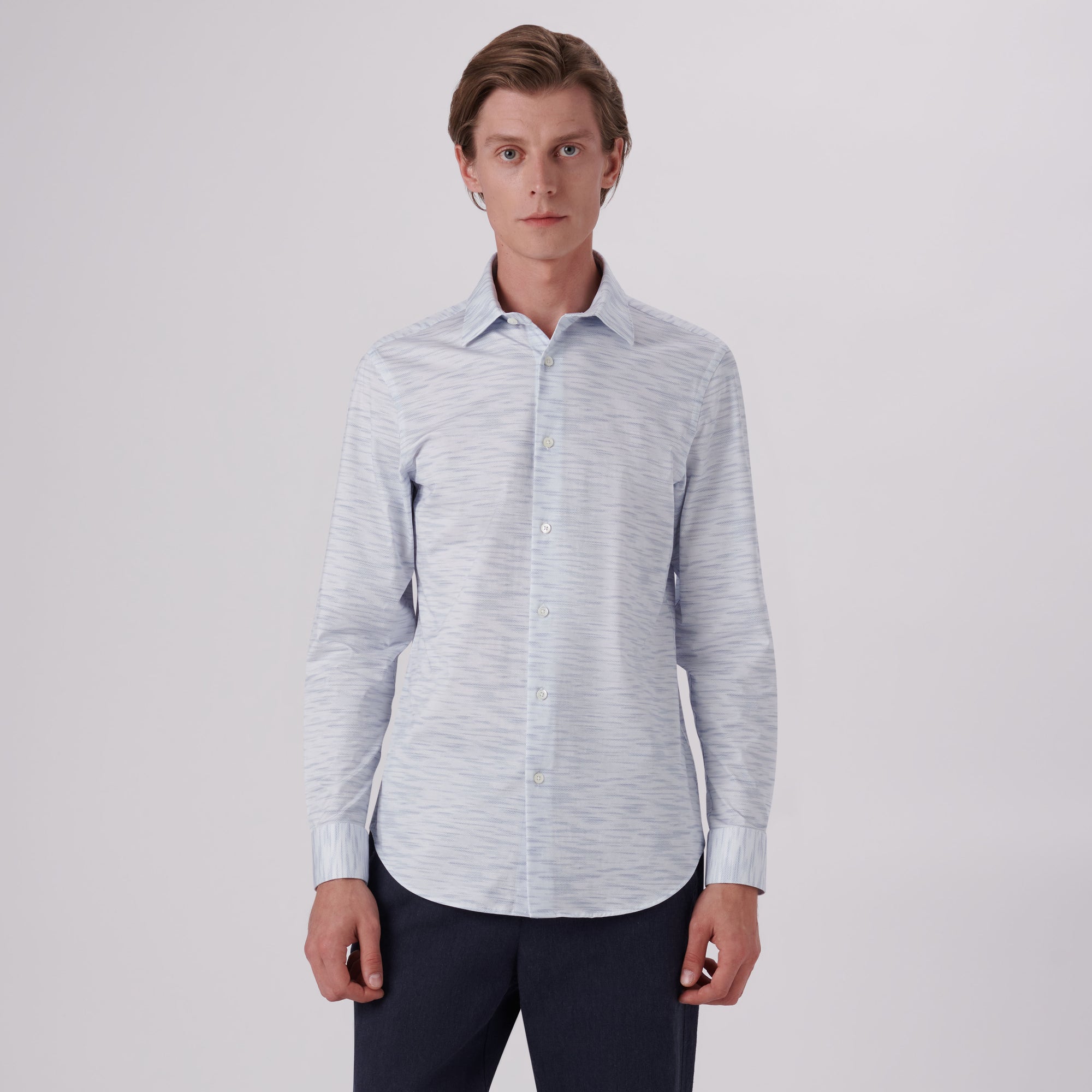 James Striated Print OoohCotton Shirt