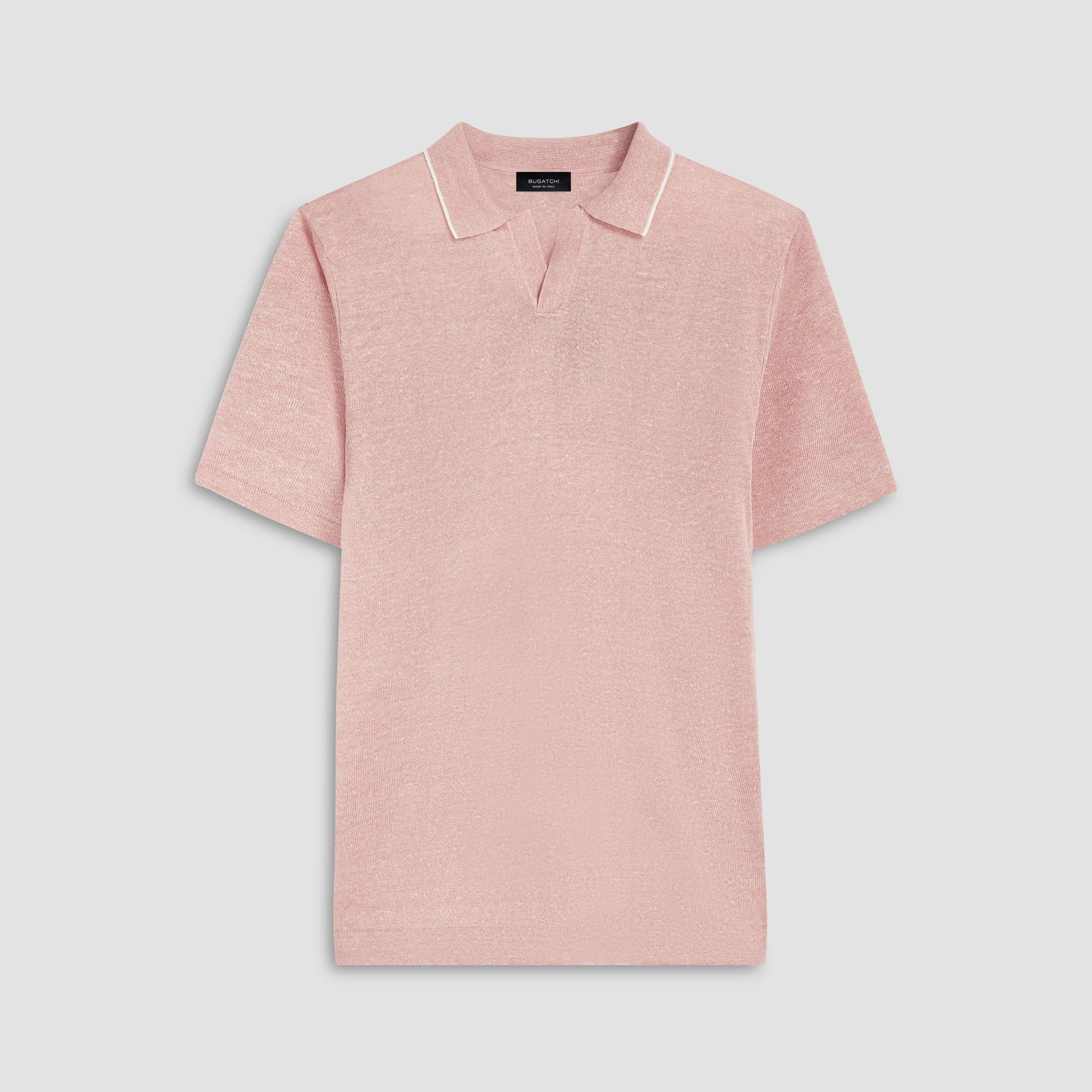 Melange Short Sleeve Riviera V-Neck Sweater