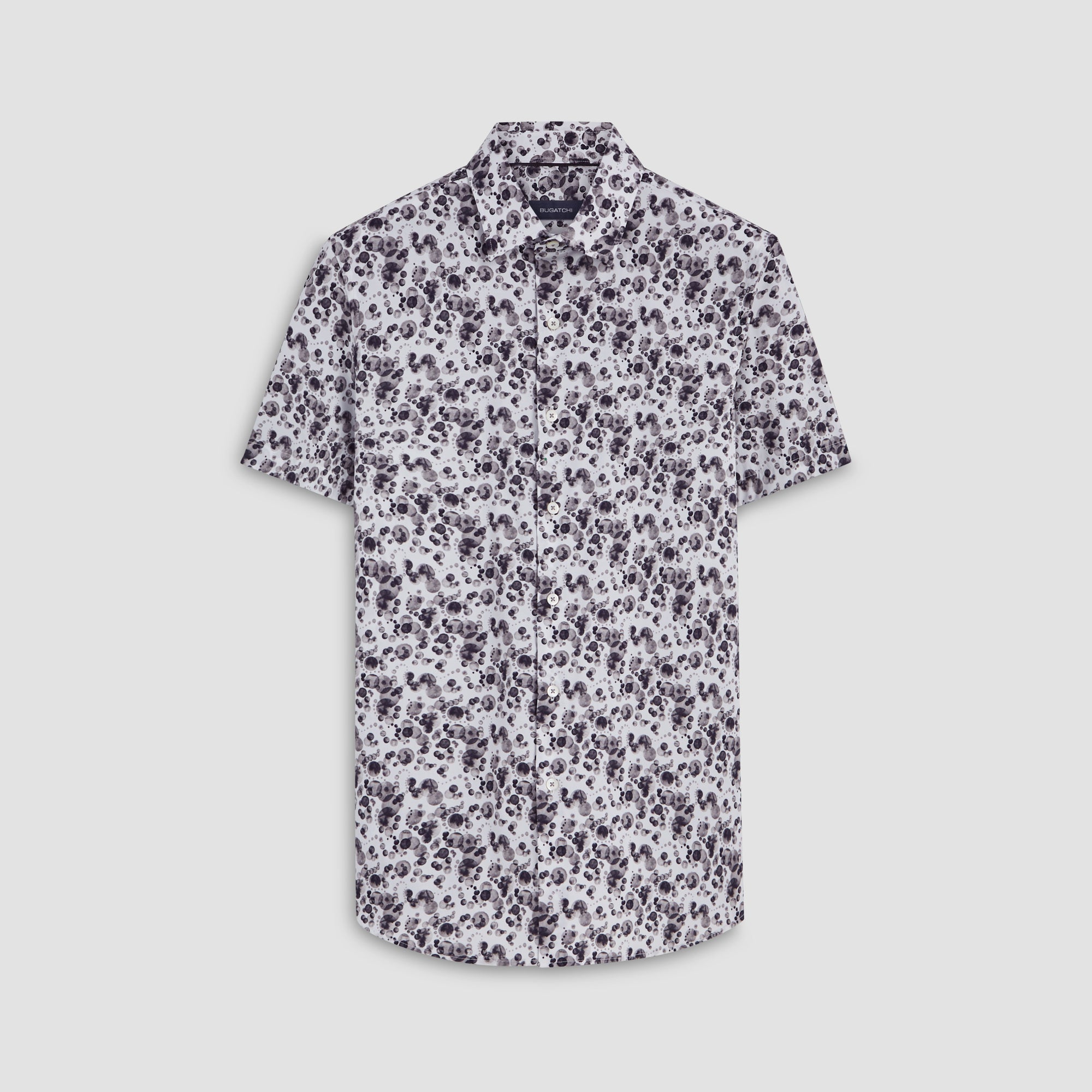 Orson Monochrome Bubbles Print Short Sleeve Shirt