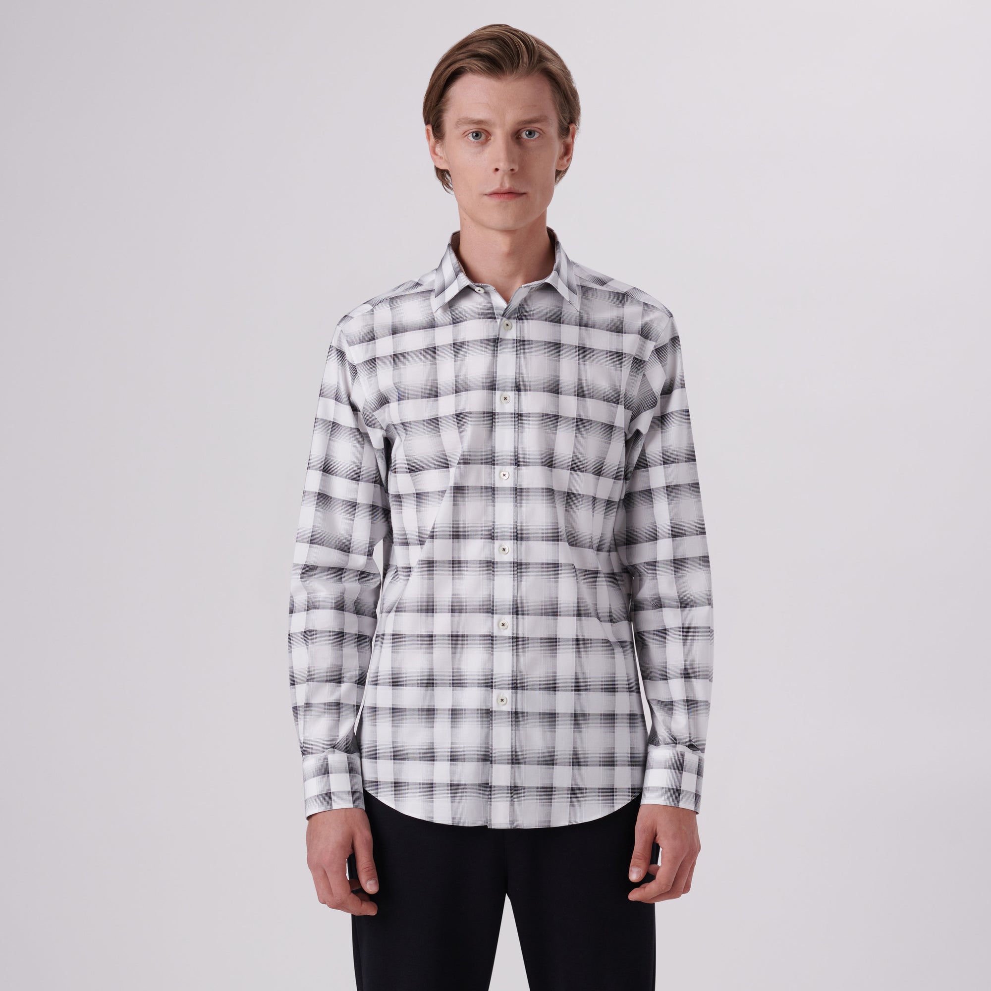 Julian Windowpane Check Shirt