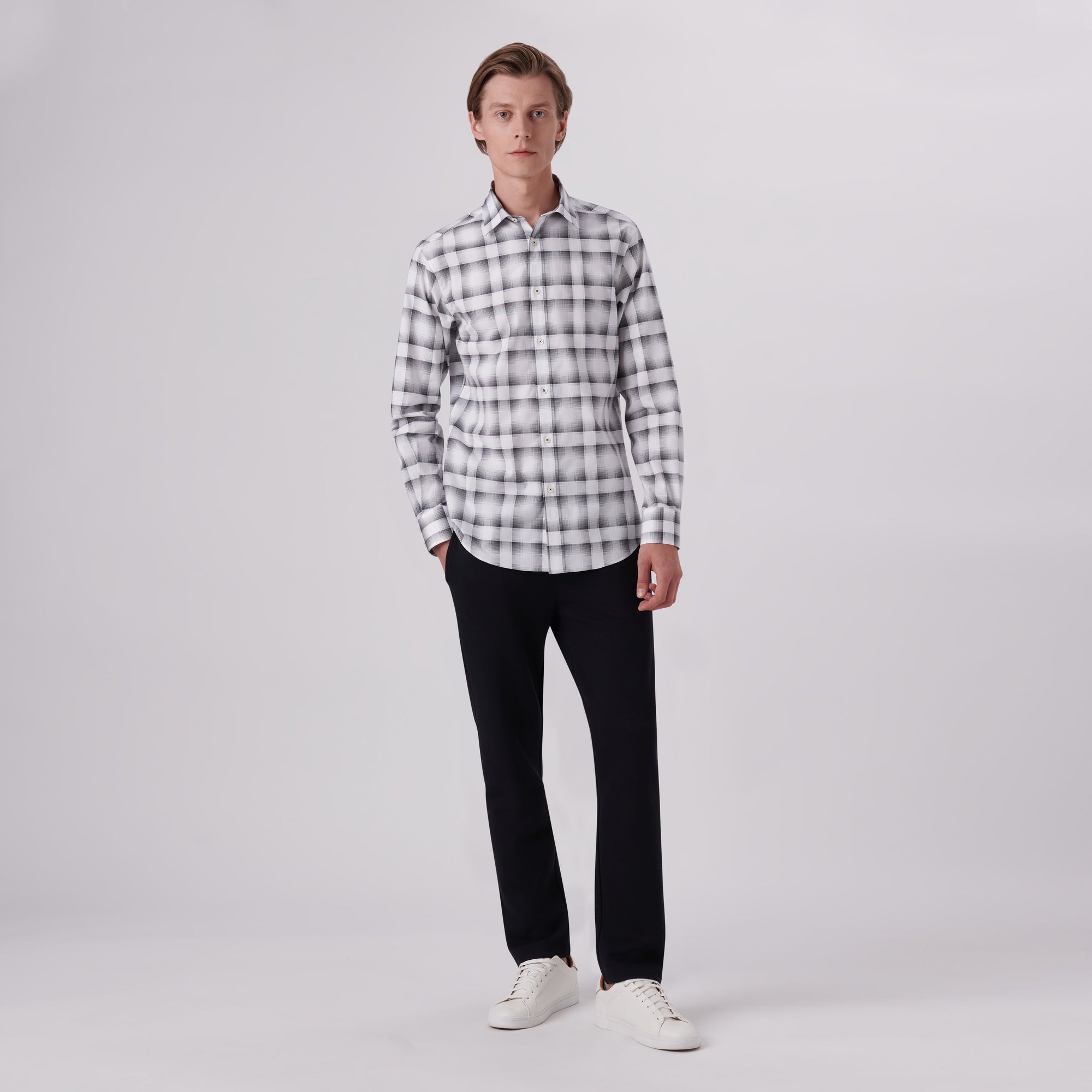 Julian Windowpane Check Shirt