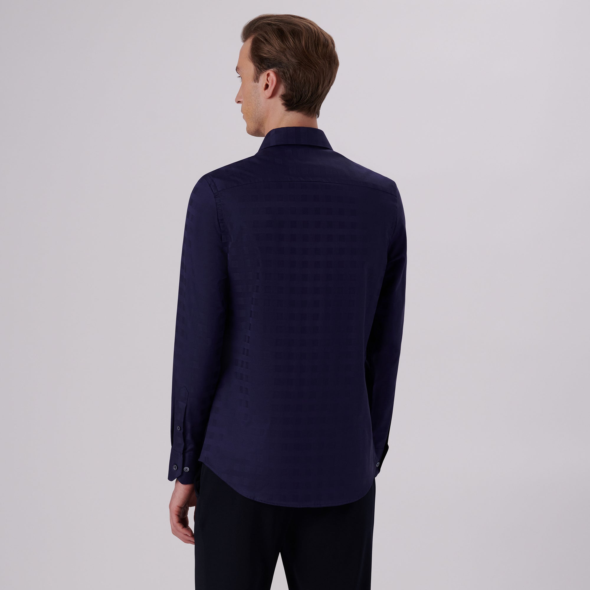 Julian Tonal Check Jacquard Shirt