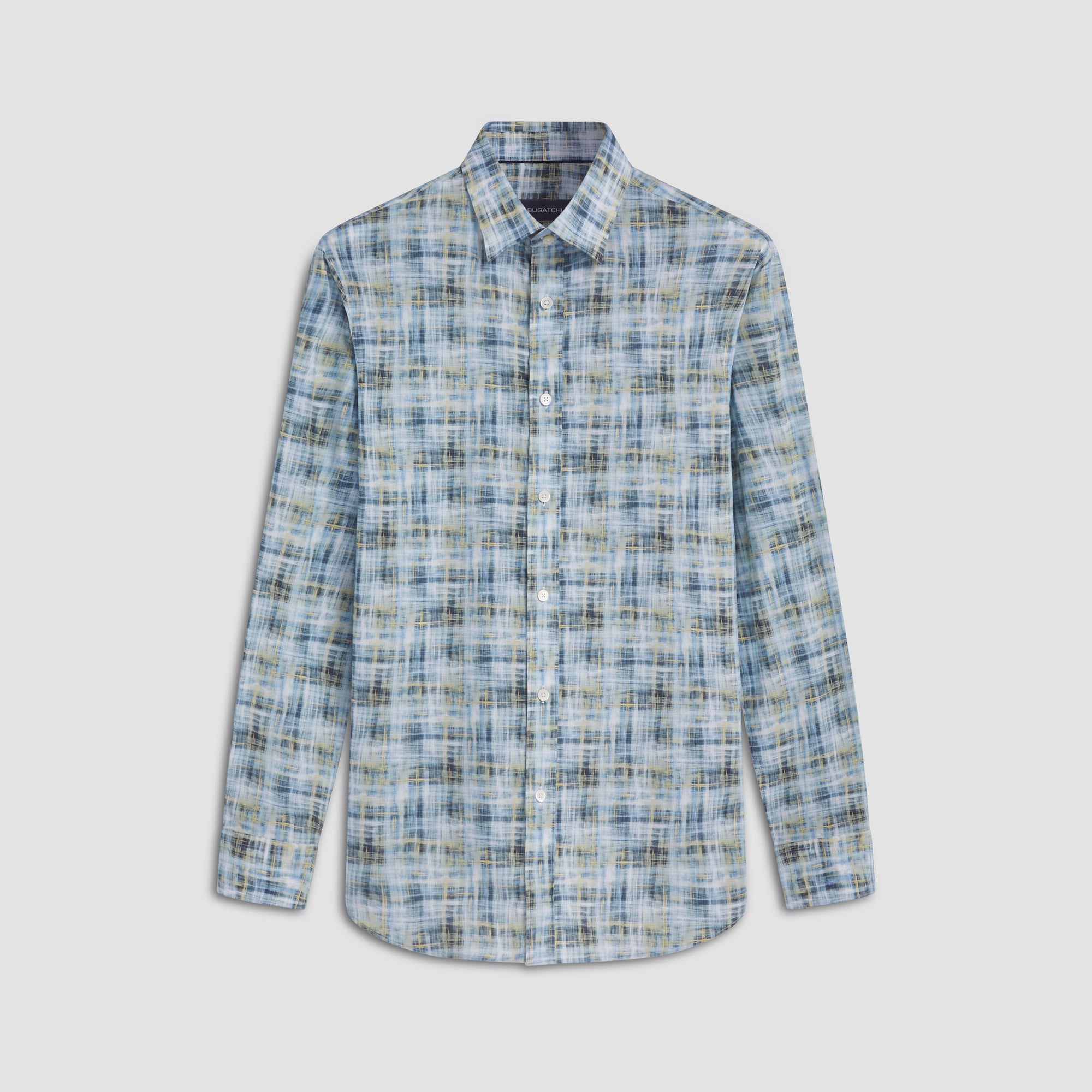Julian Irregular Check Print Shirt