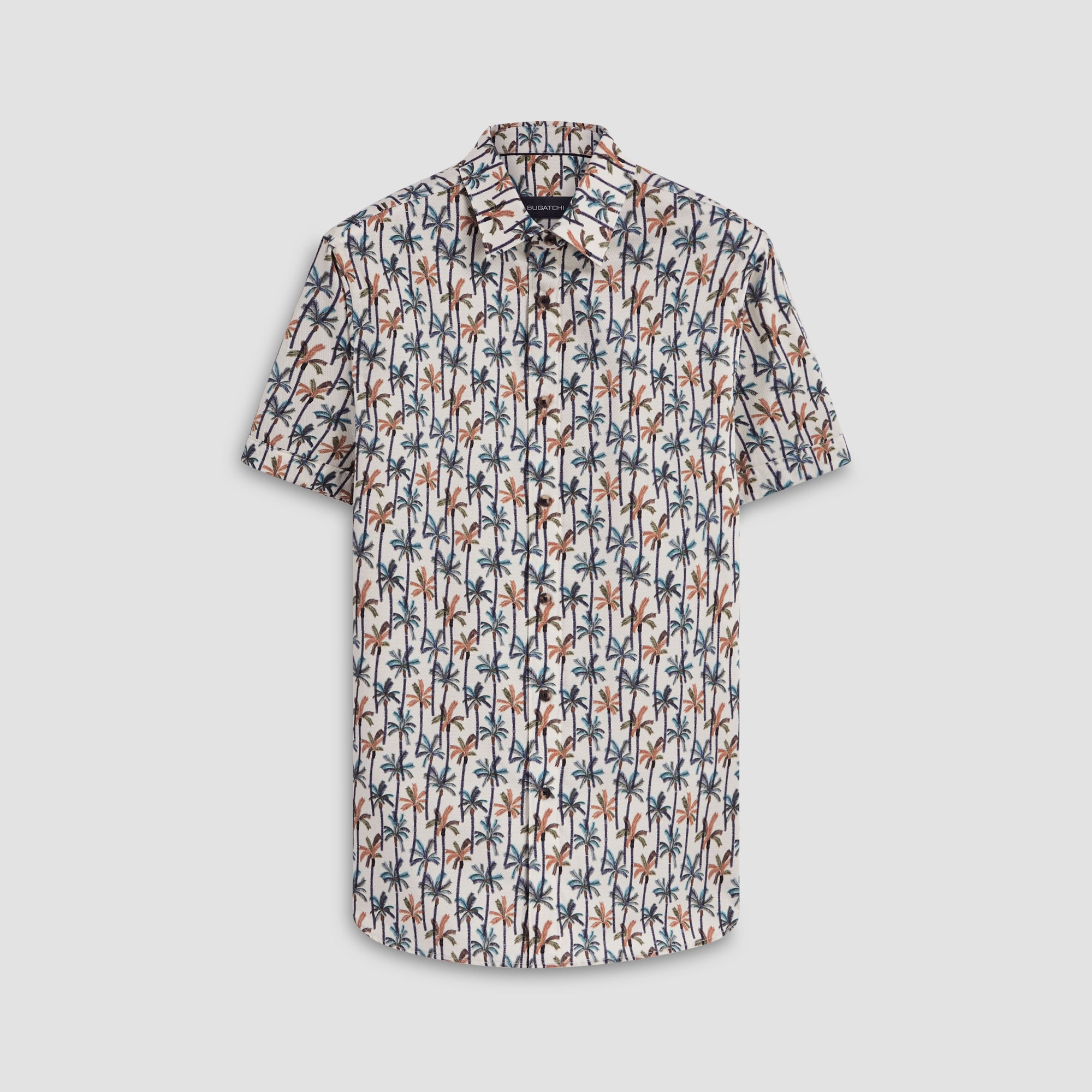 Orson Palm Tree Print Short Sleeve Shirt