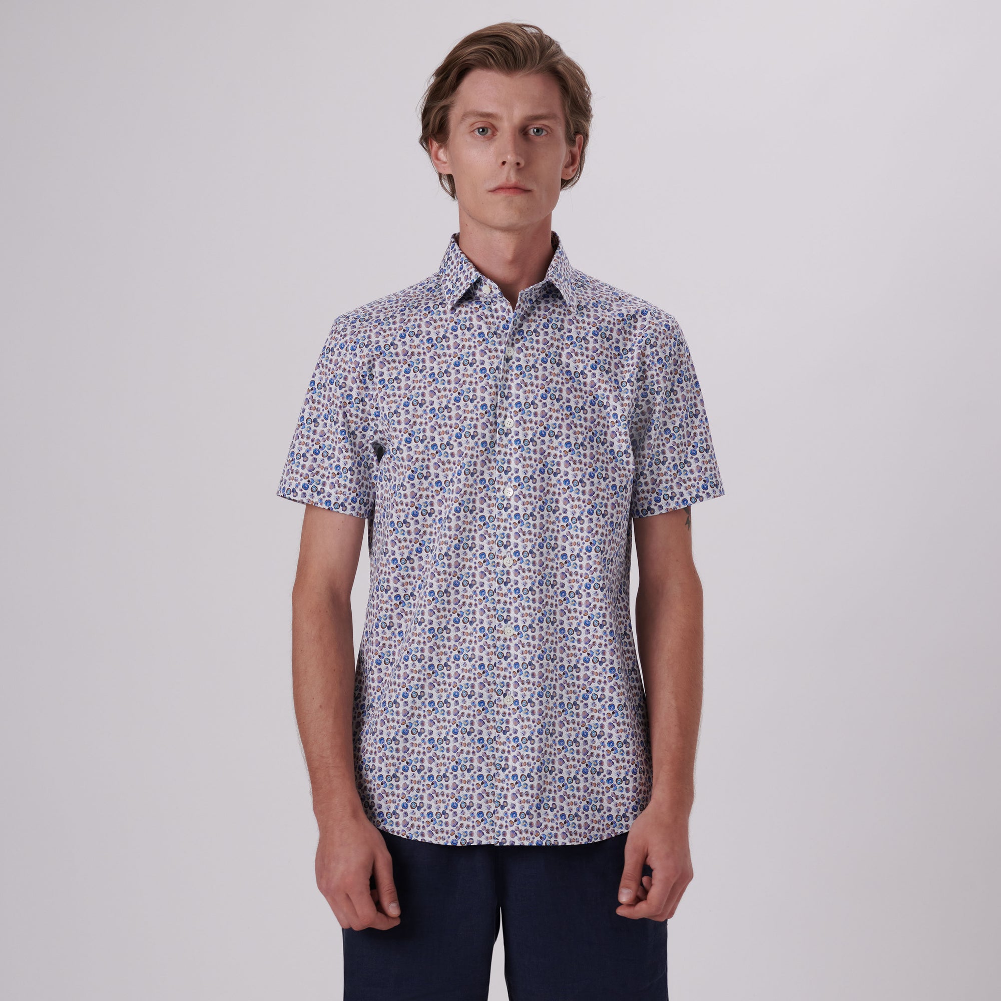 Orson Abstract Print Short Sleeve Shirt