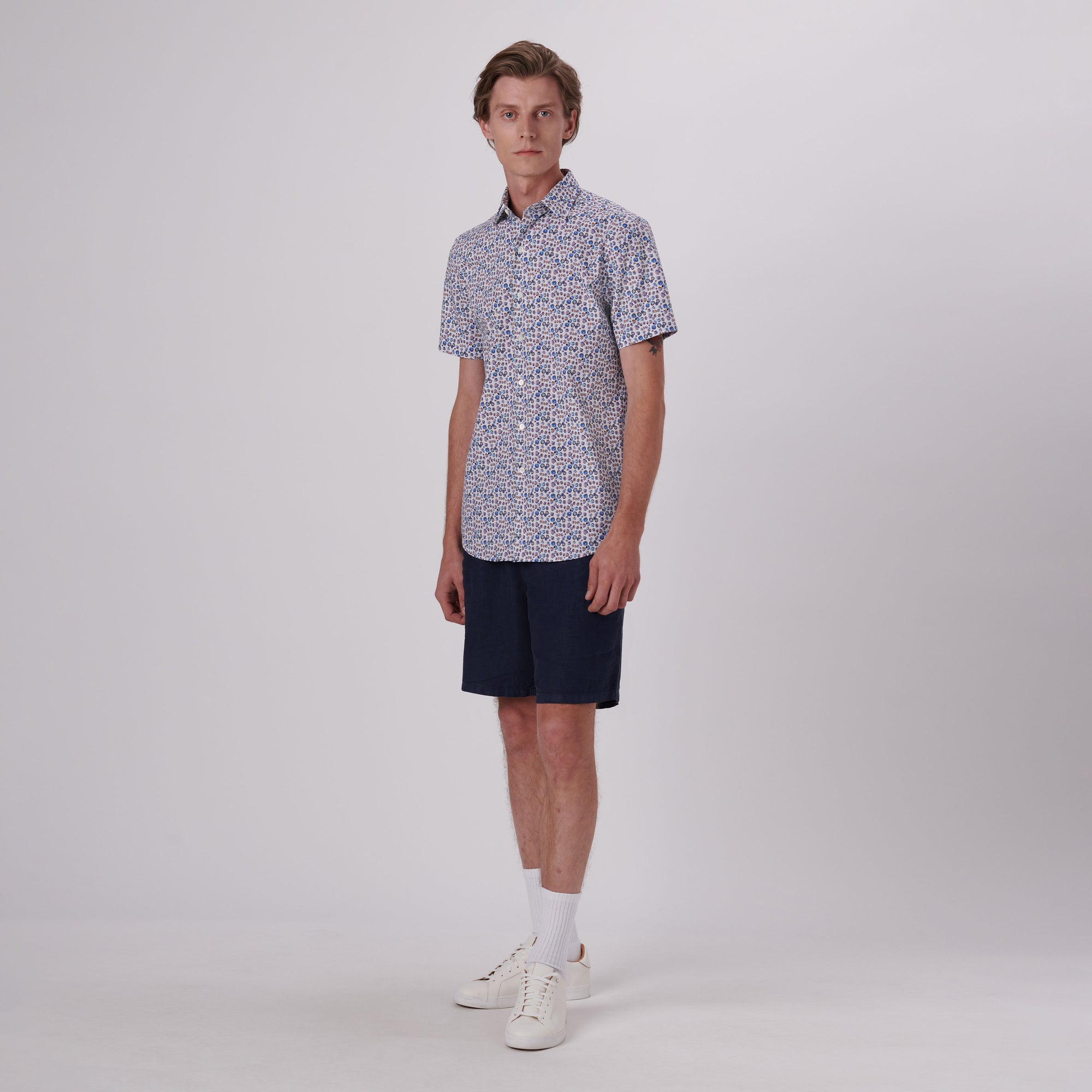 Orson Abstract Print Short Sleeve Shirt