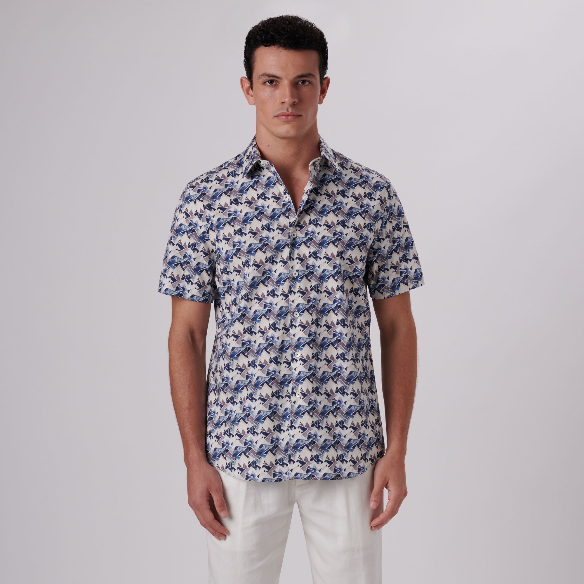 Orson Abstract Print Short Sleeve Shirt