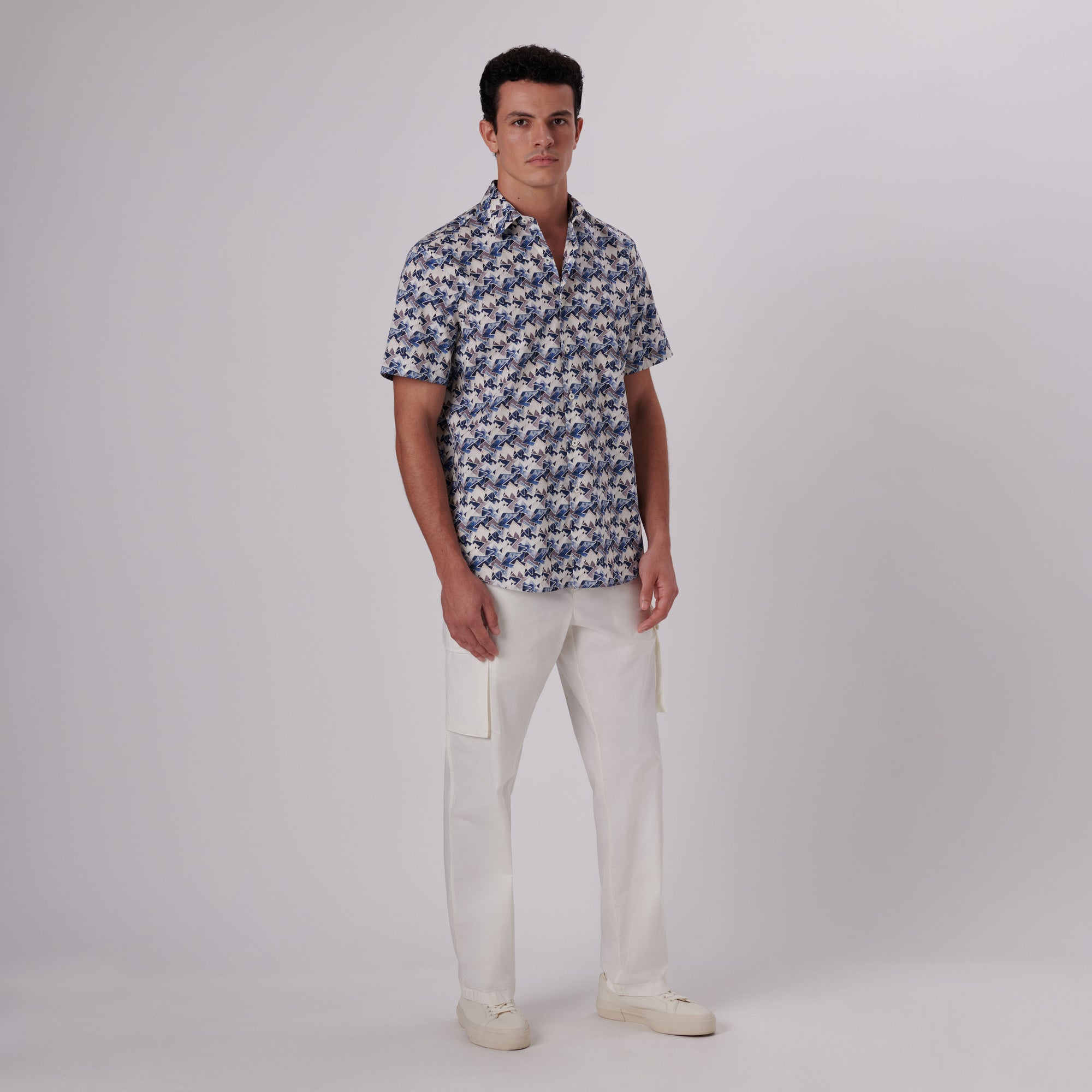 Orson Abstract Print Short Sleeve Shirt